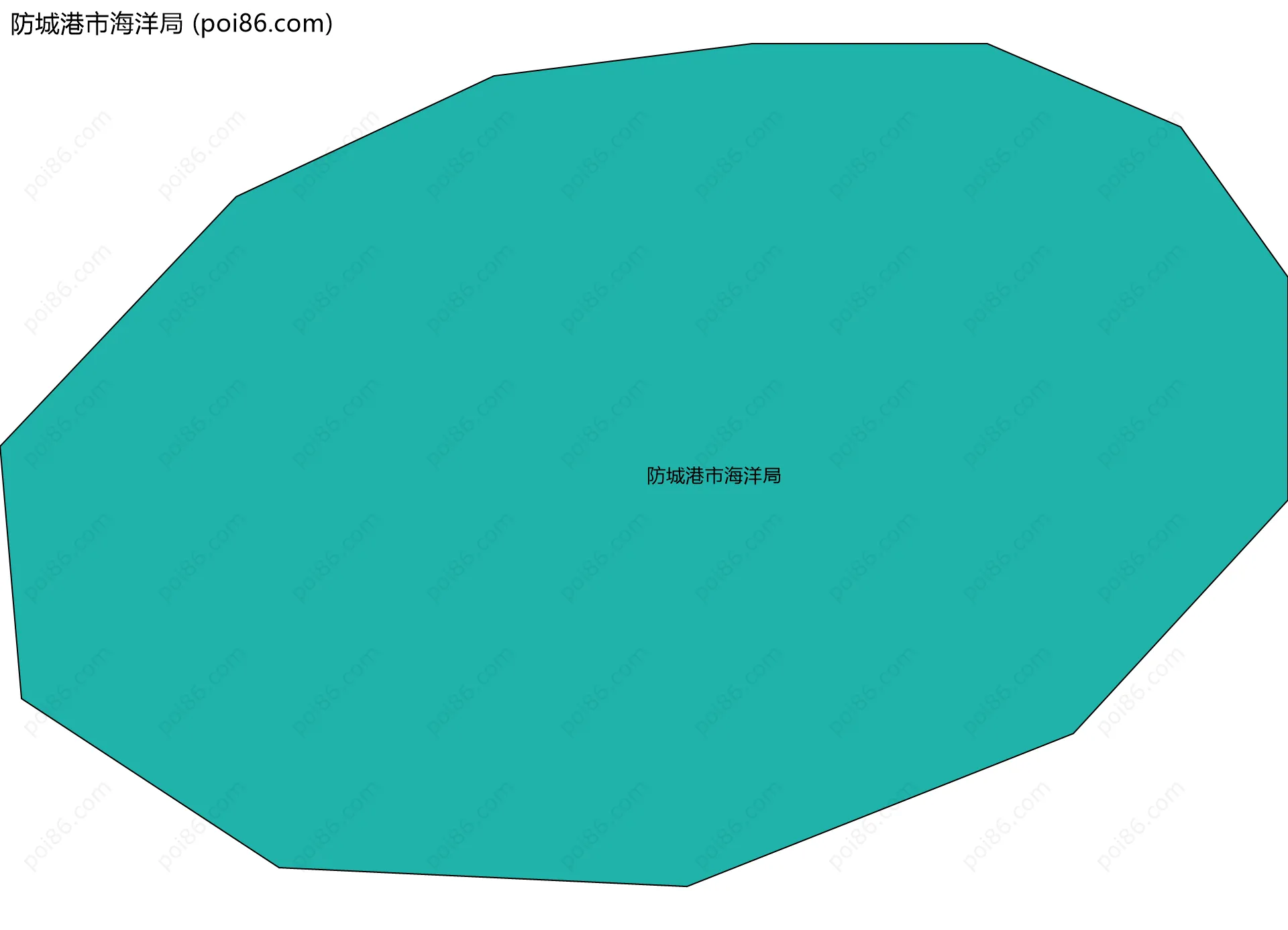 防城港市海洋局边界地图