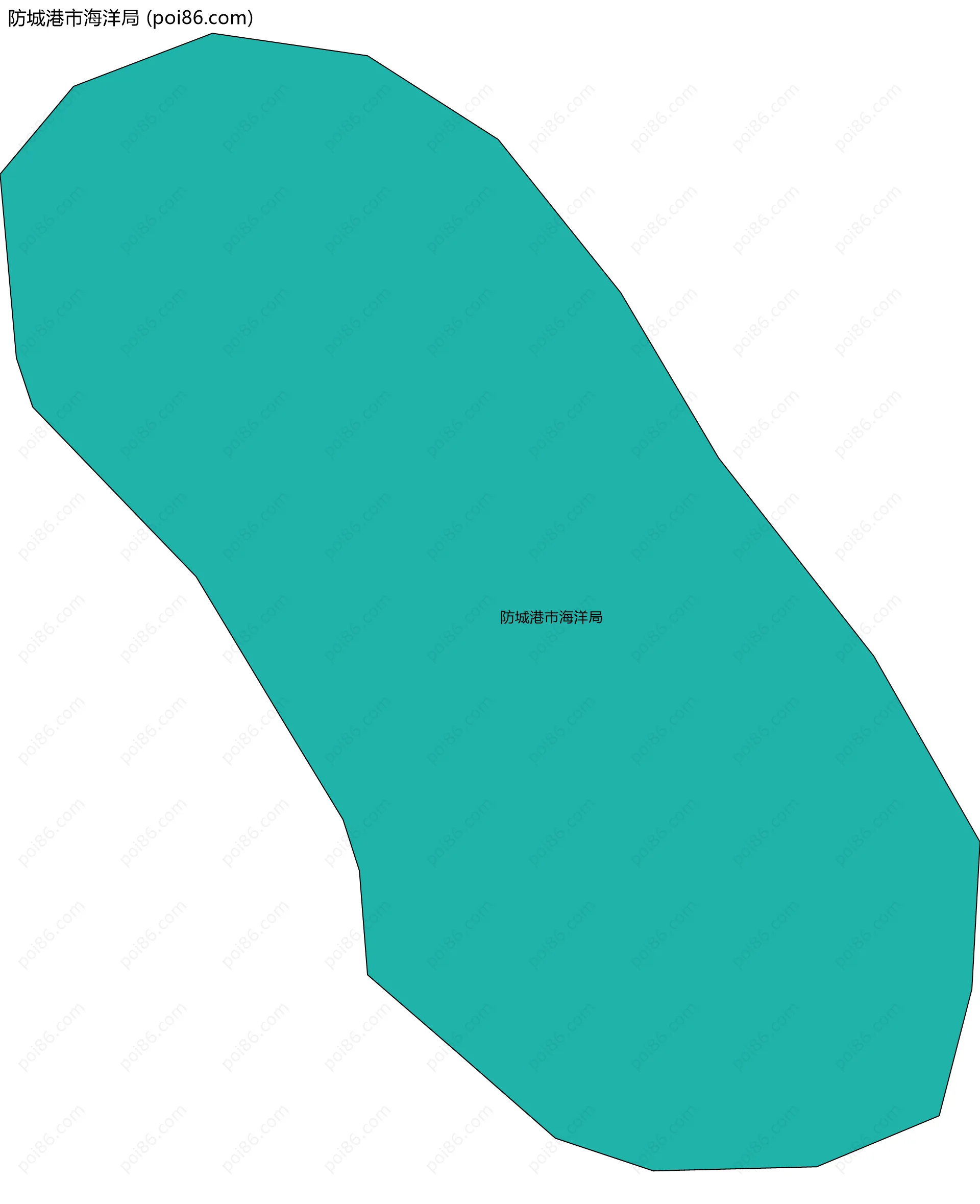 防城港市海洋局边界地图