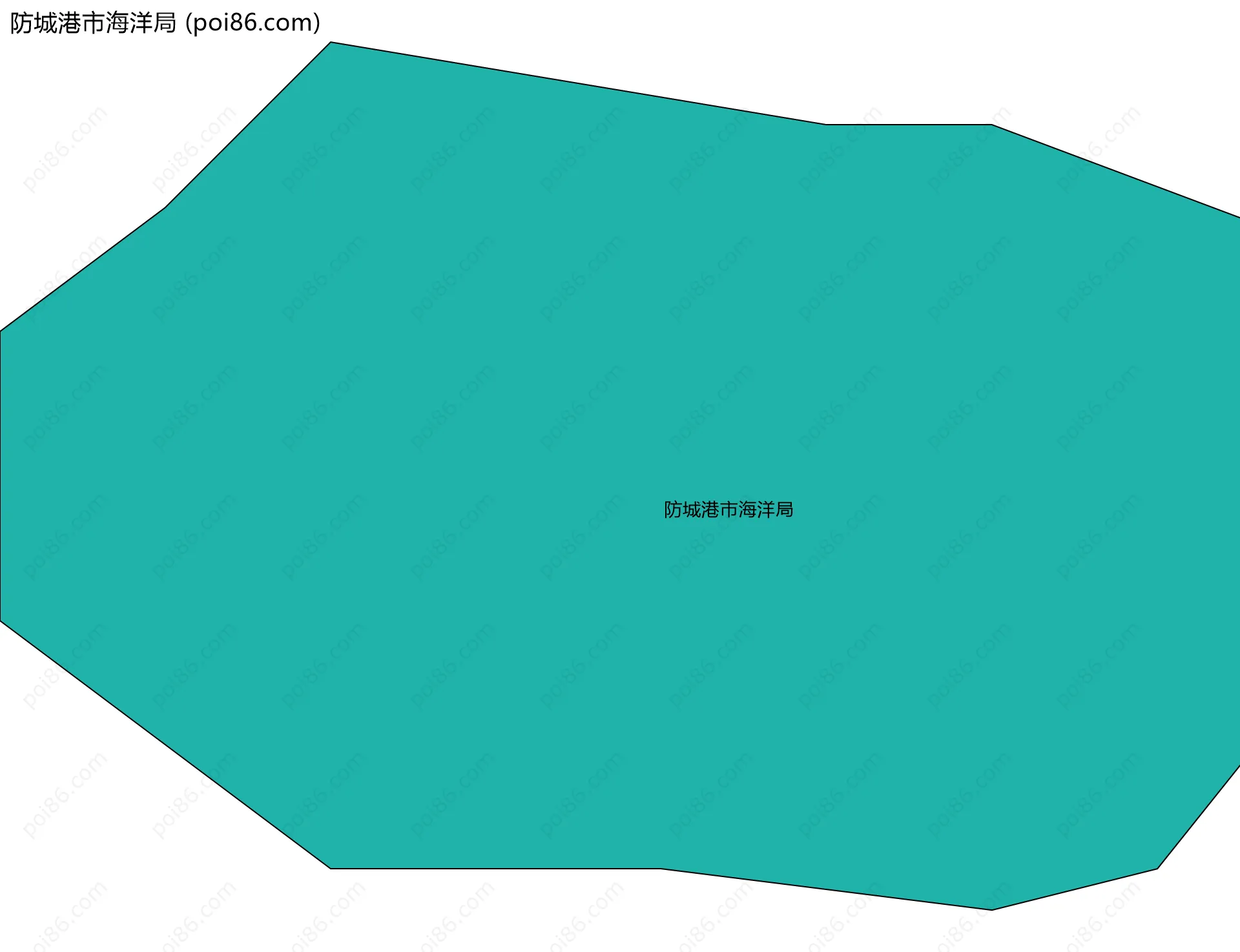防城港市海洋局边界地图