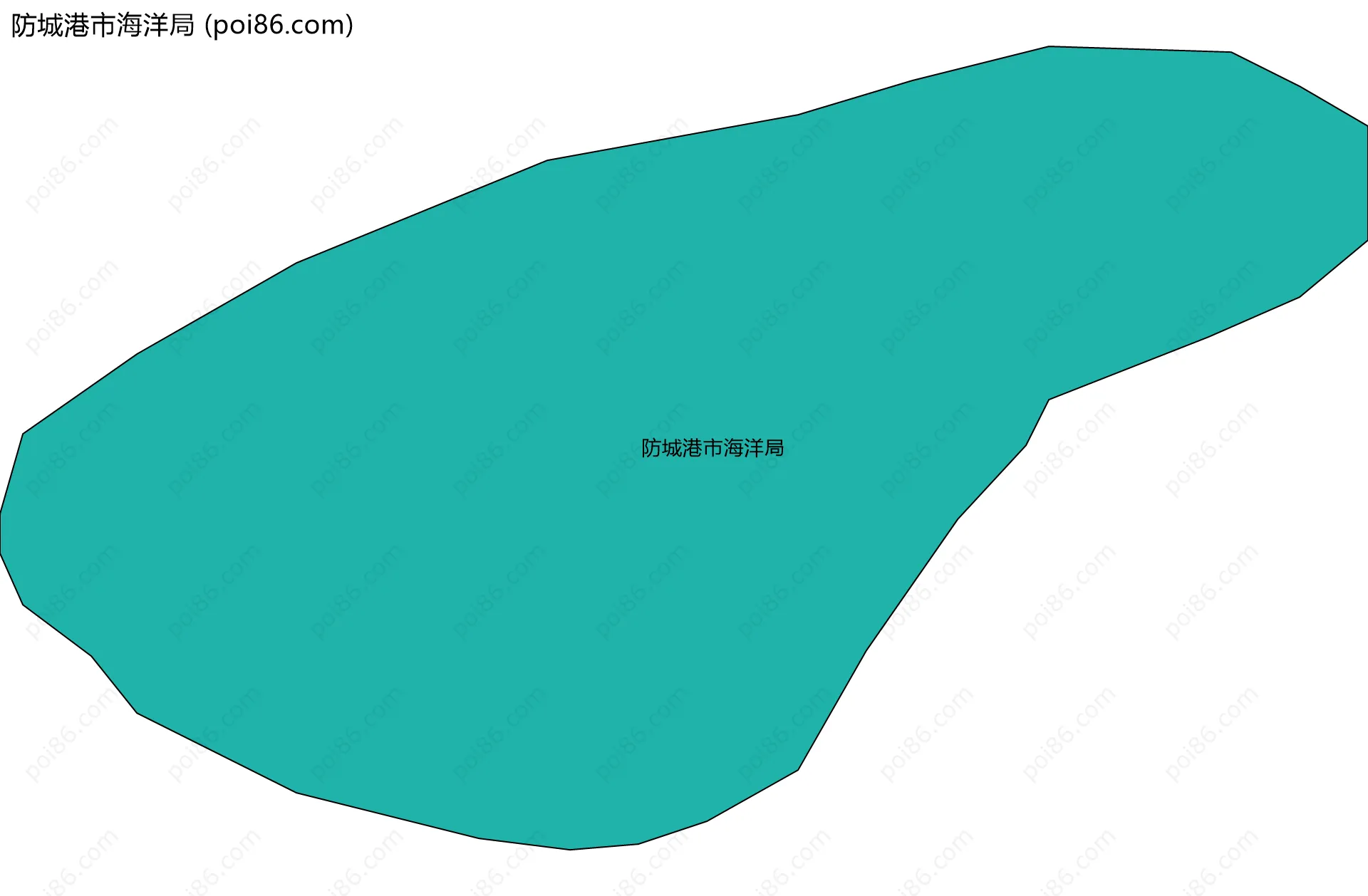 防城港市海洋局边界地图