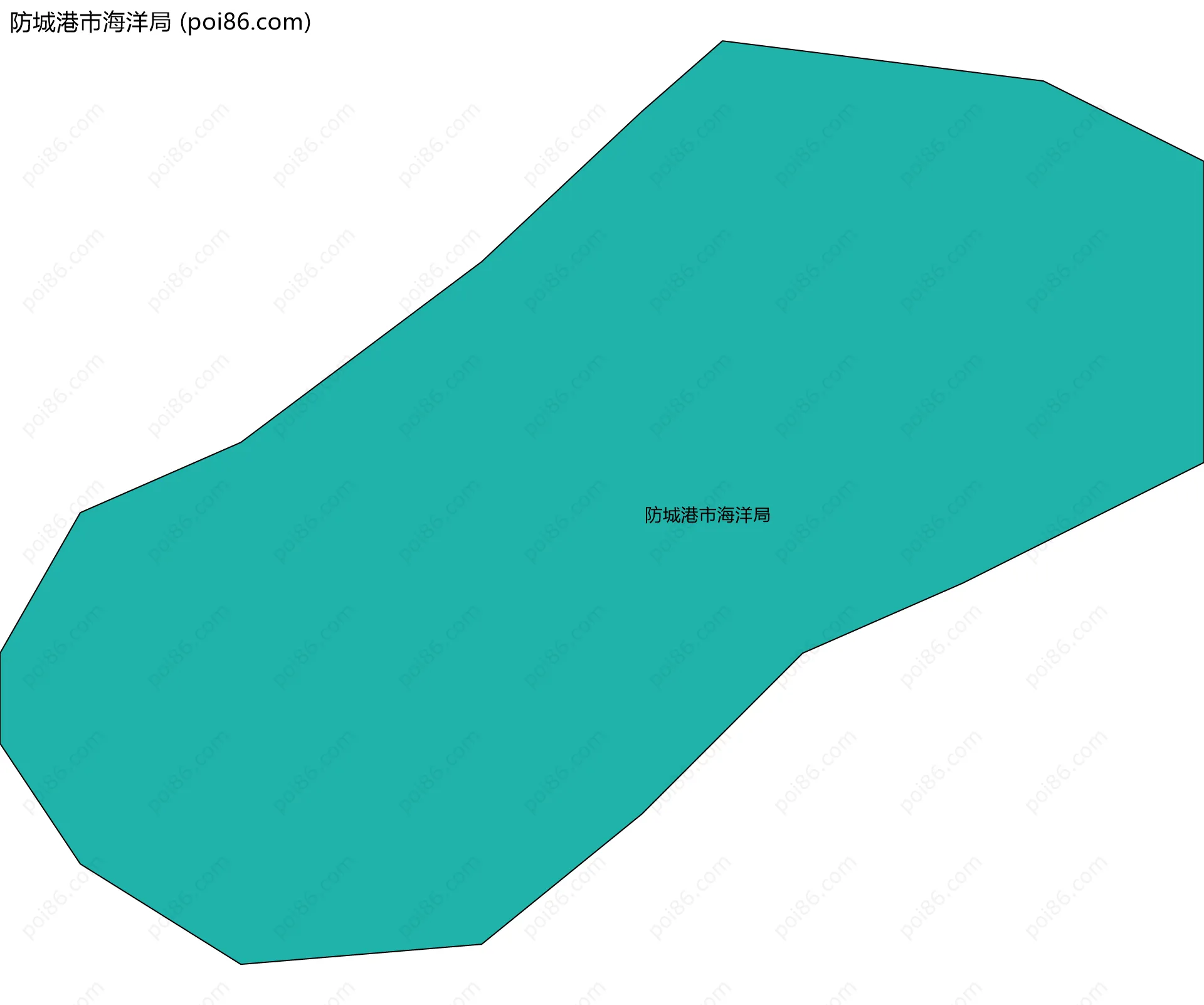 防城港市海洋局边界地图