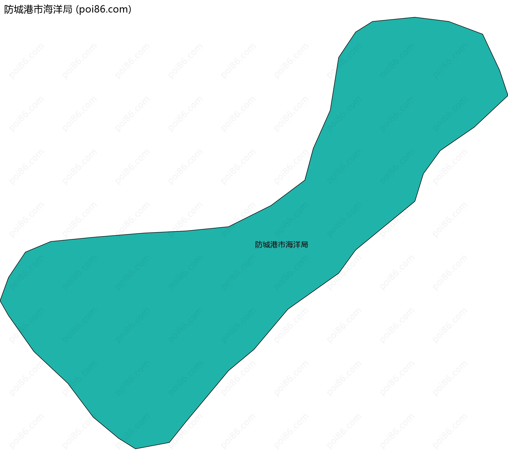 防城港市海洋局边界地图