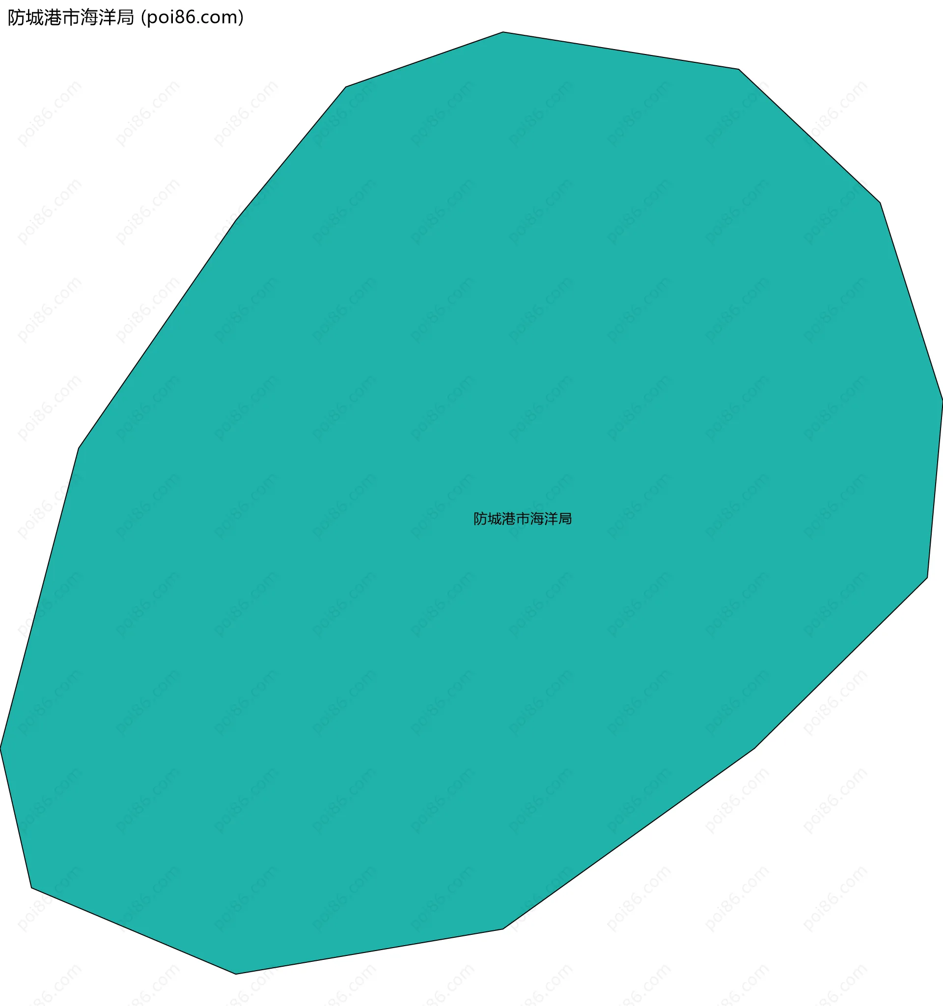 防城港市海洋局边界地图