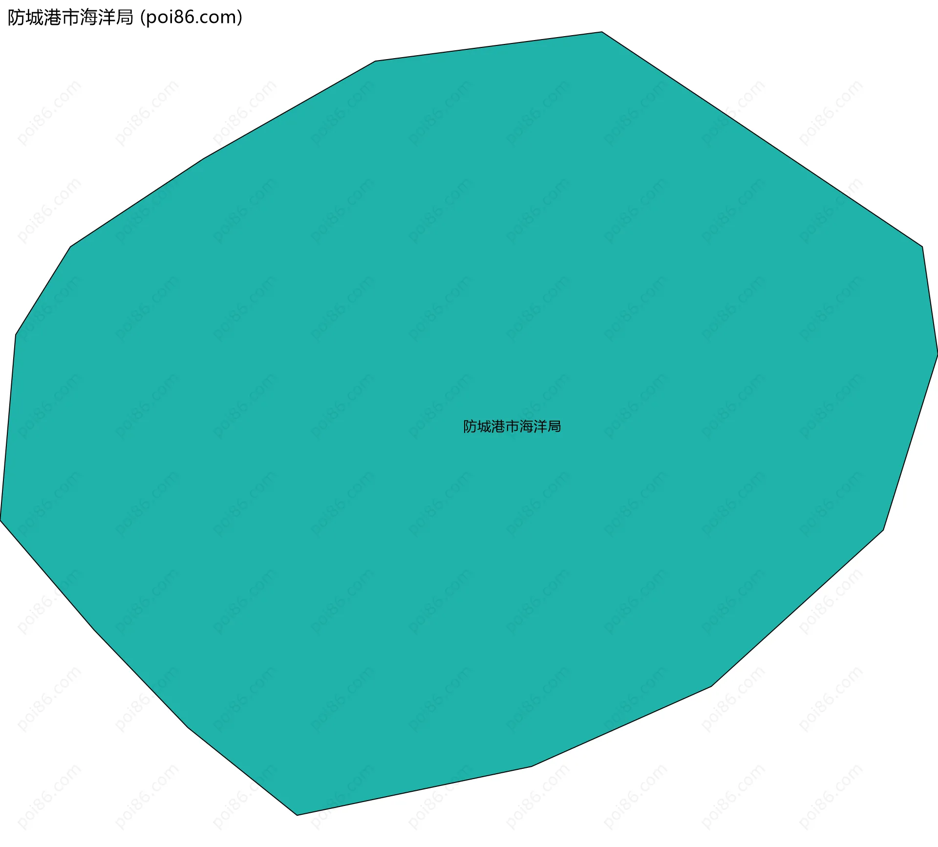 防城港市海洋局边界地图