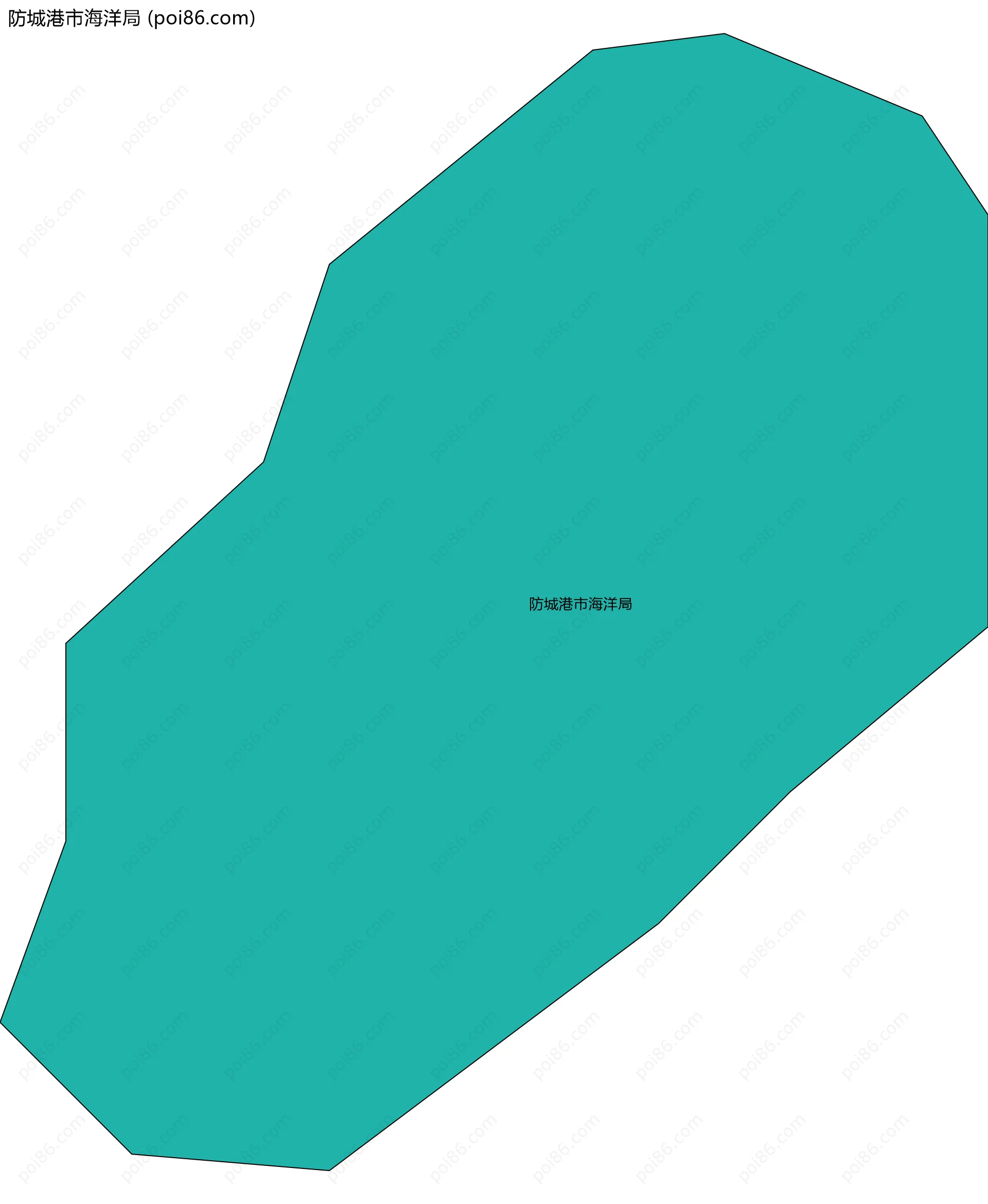 防城港市海洋局边界地图