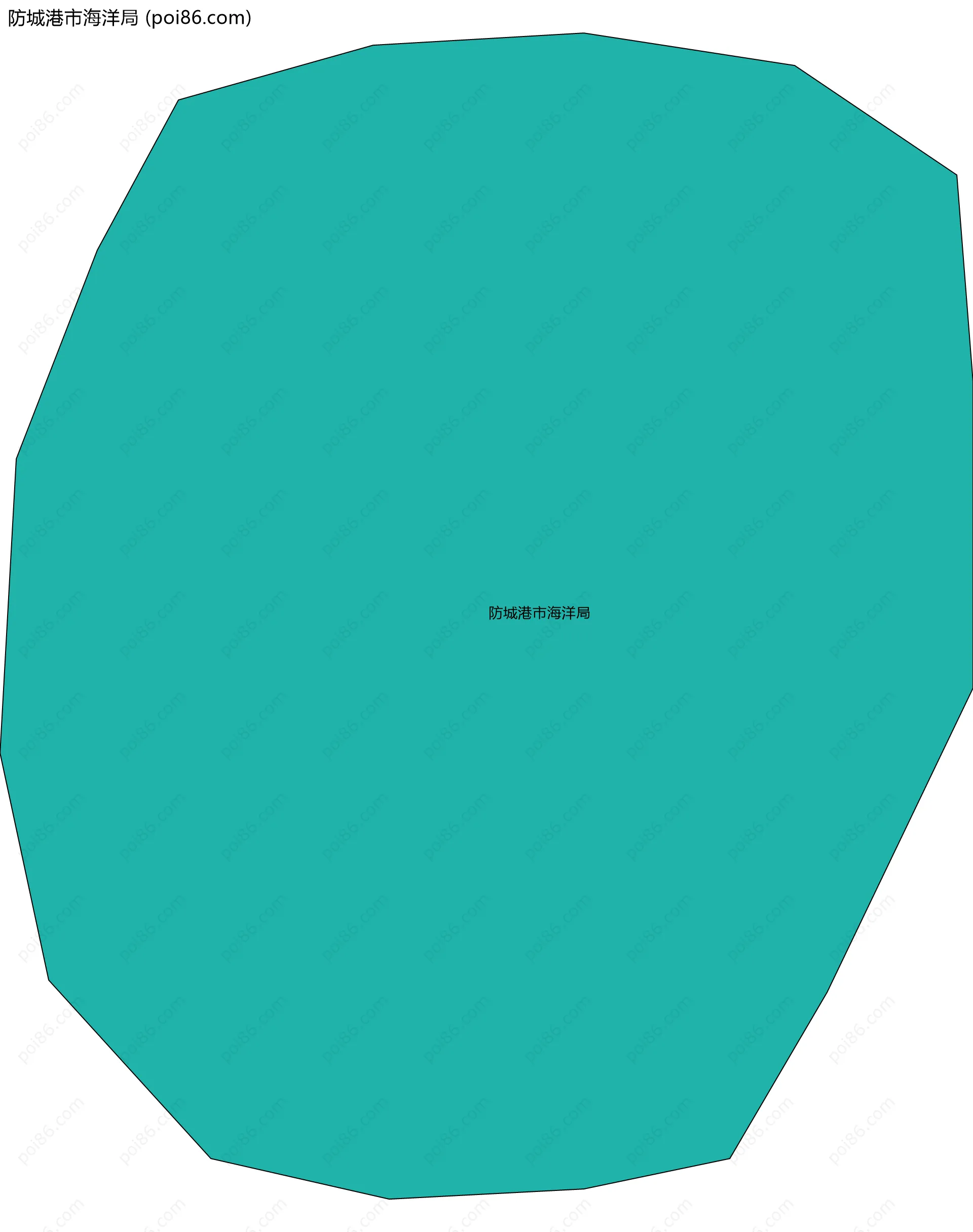 防城港市海洋局边界地图