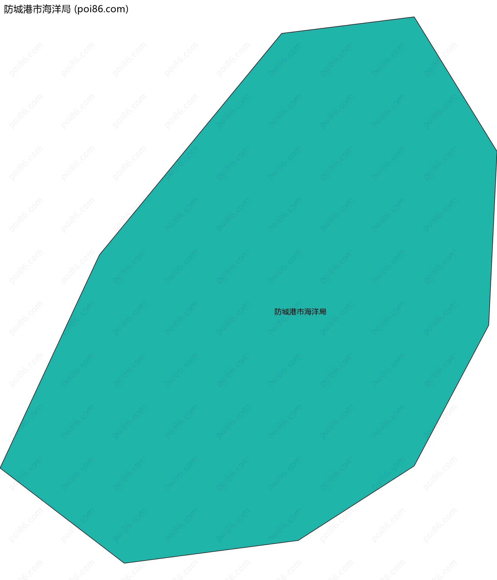 防城港市海洋局边界地图