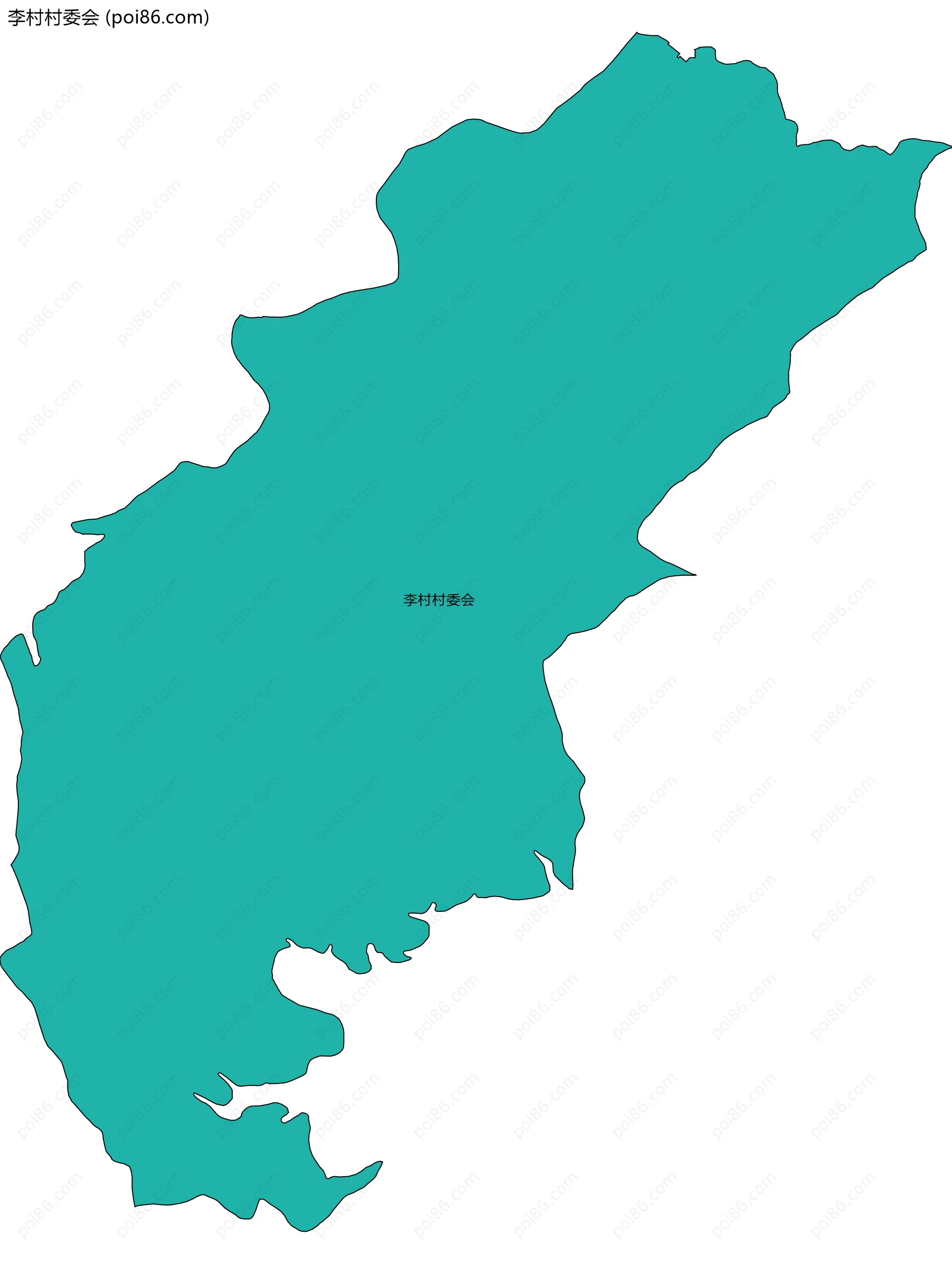 李村村委会边界地图