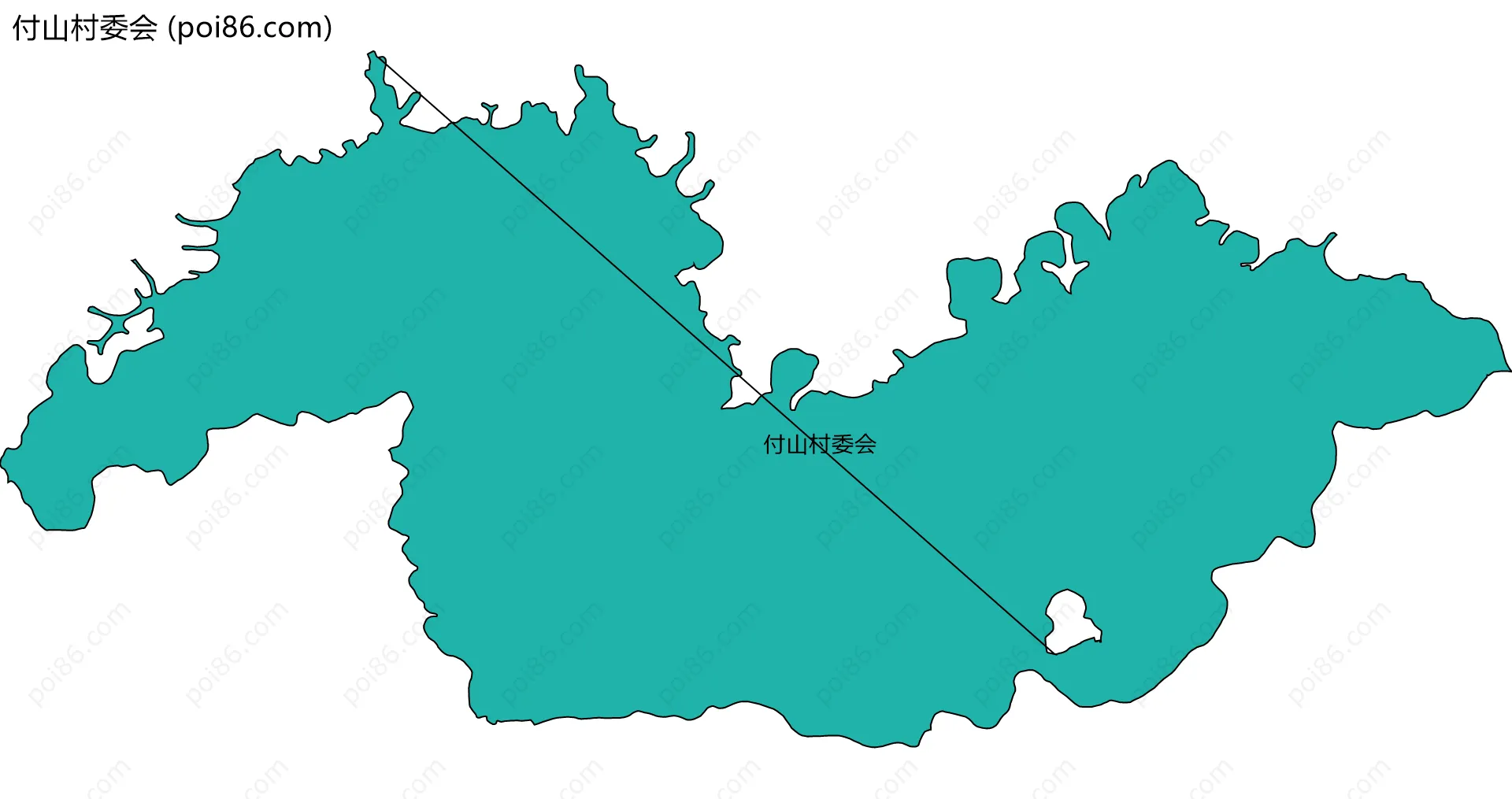 付山村委会边界地图