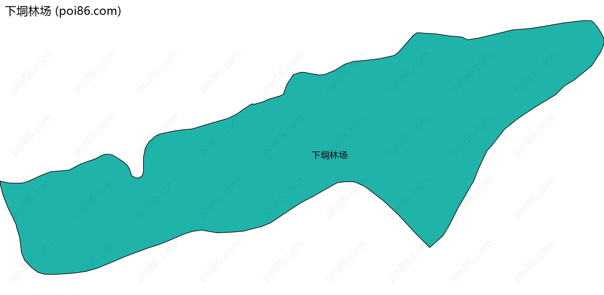 下垌林场边界地图