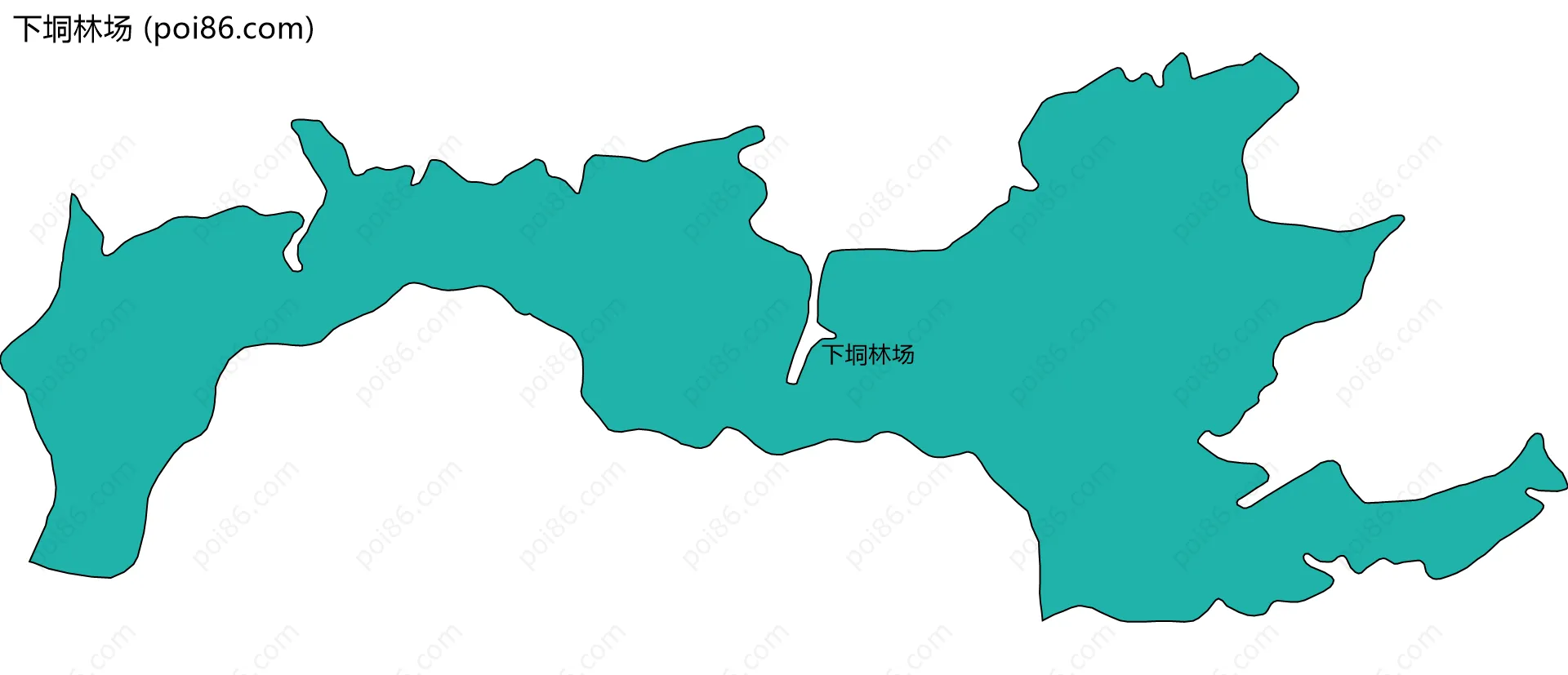 下垌林场边界地图