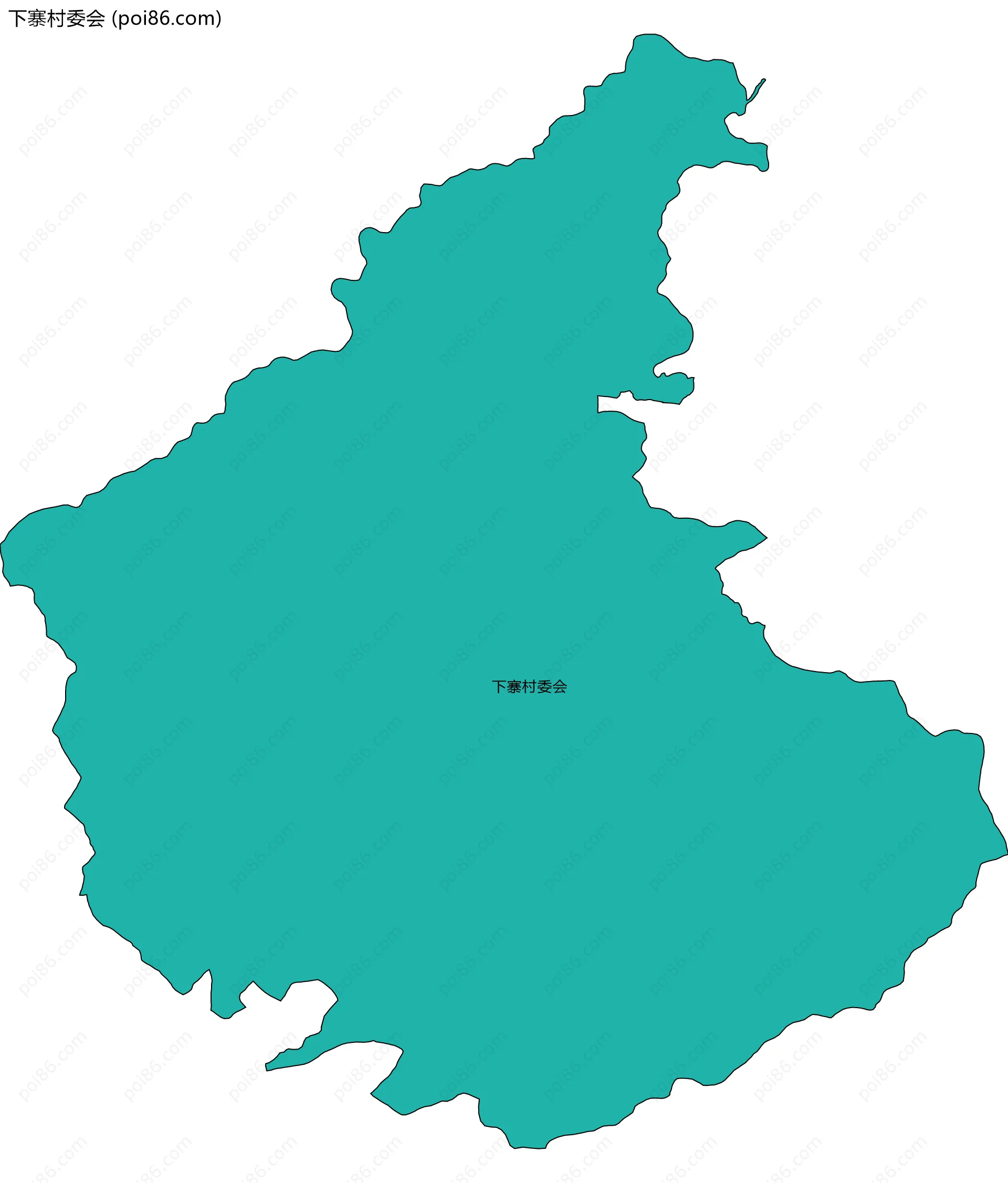 下寨村委会边界地图