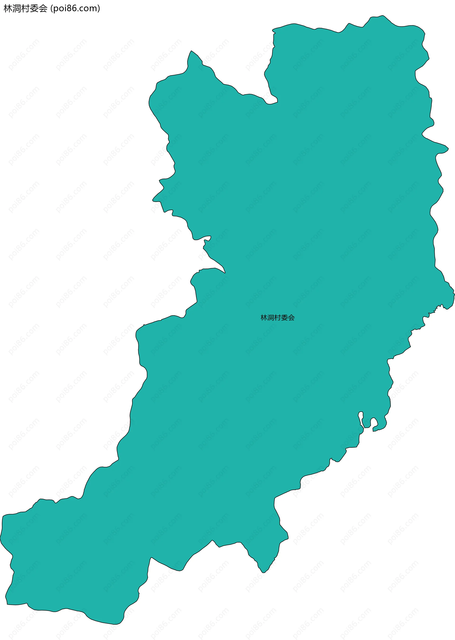 林洞村委会边界地图