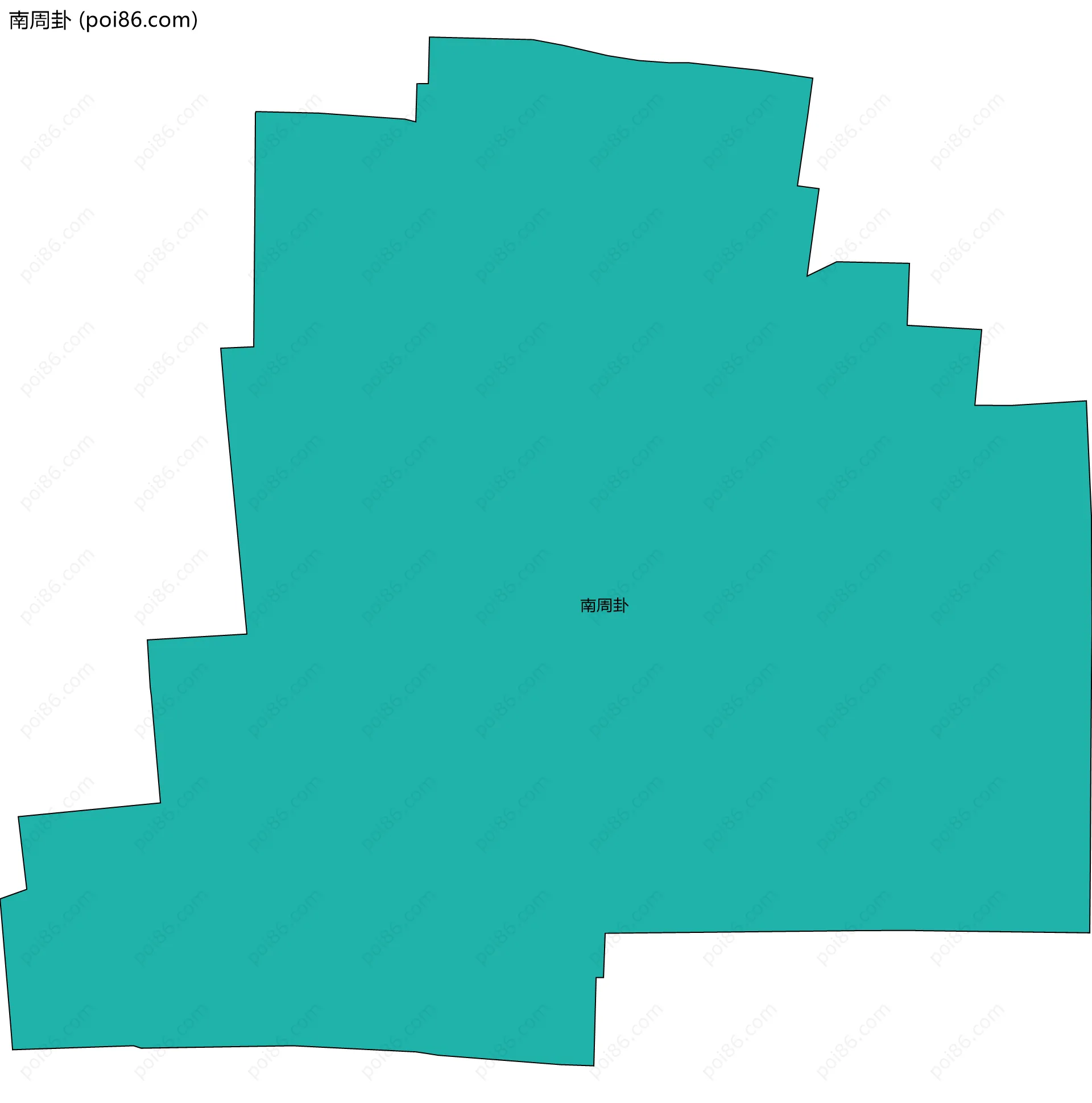 南周卦边界地图