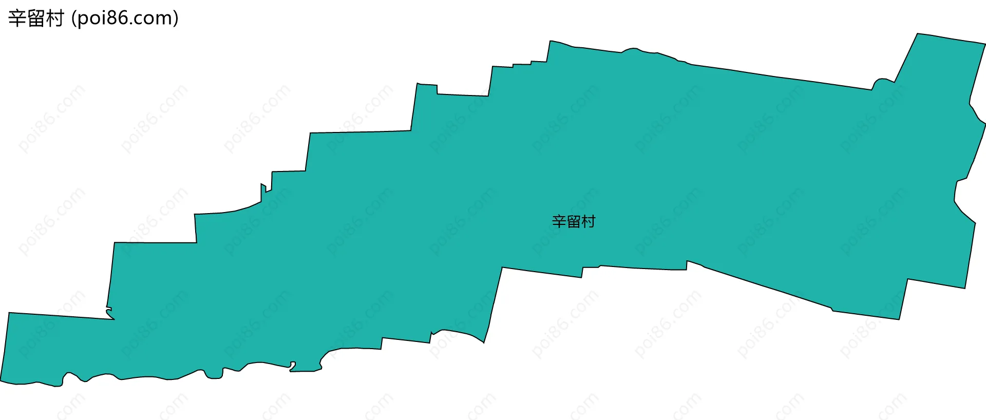 辛留村边界地图