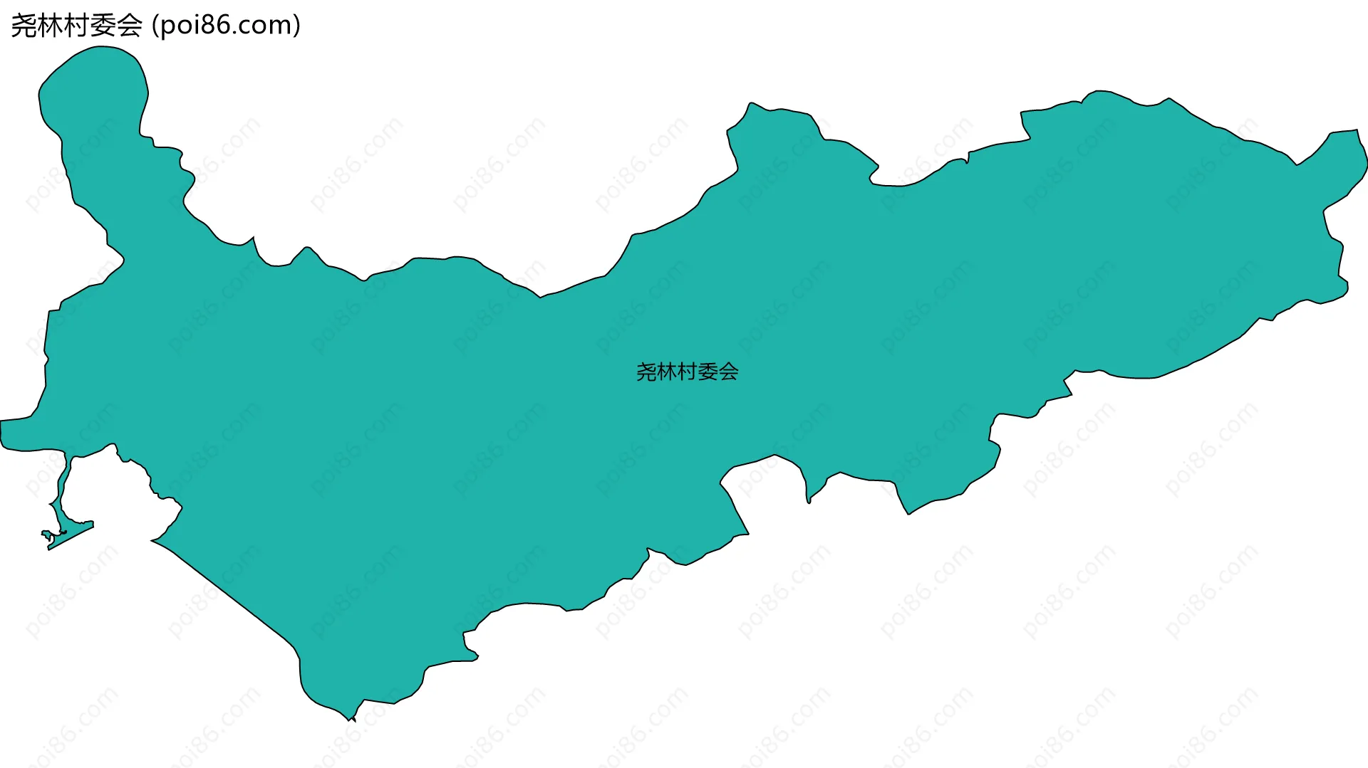 尧林村委会边界地图