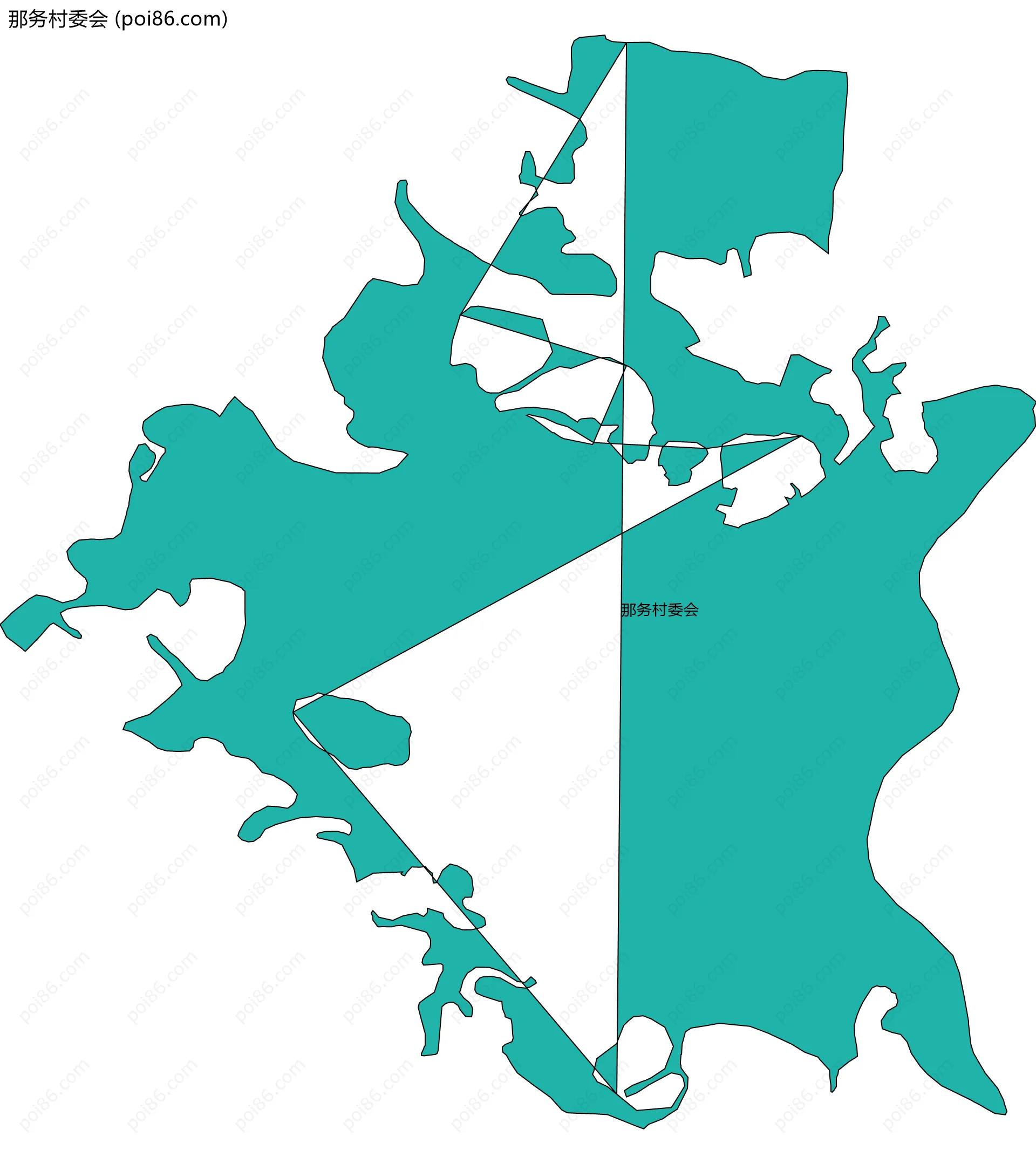 那务村委会边界地图