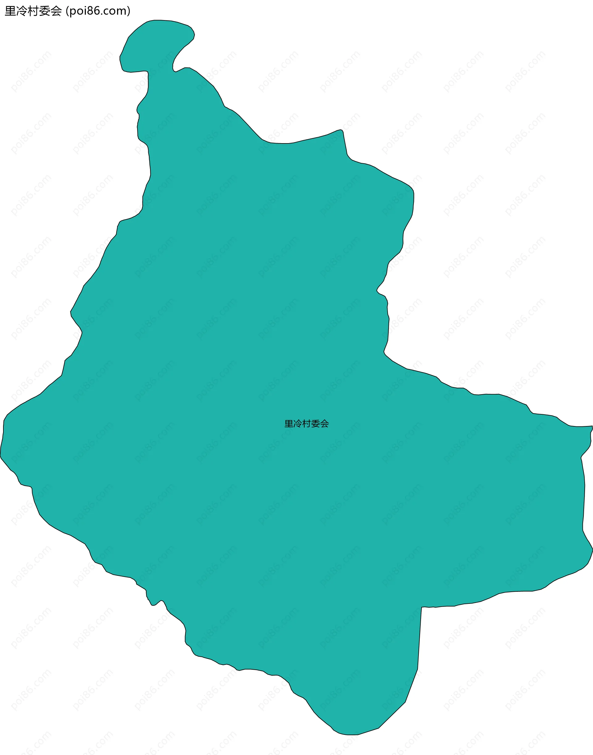 里冷村委会边界地图