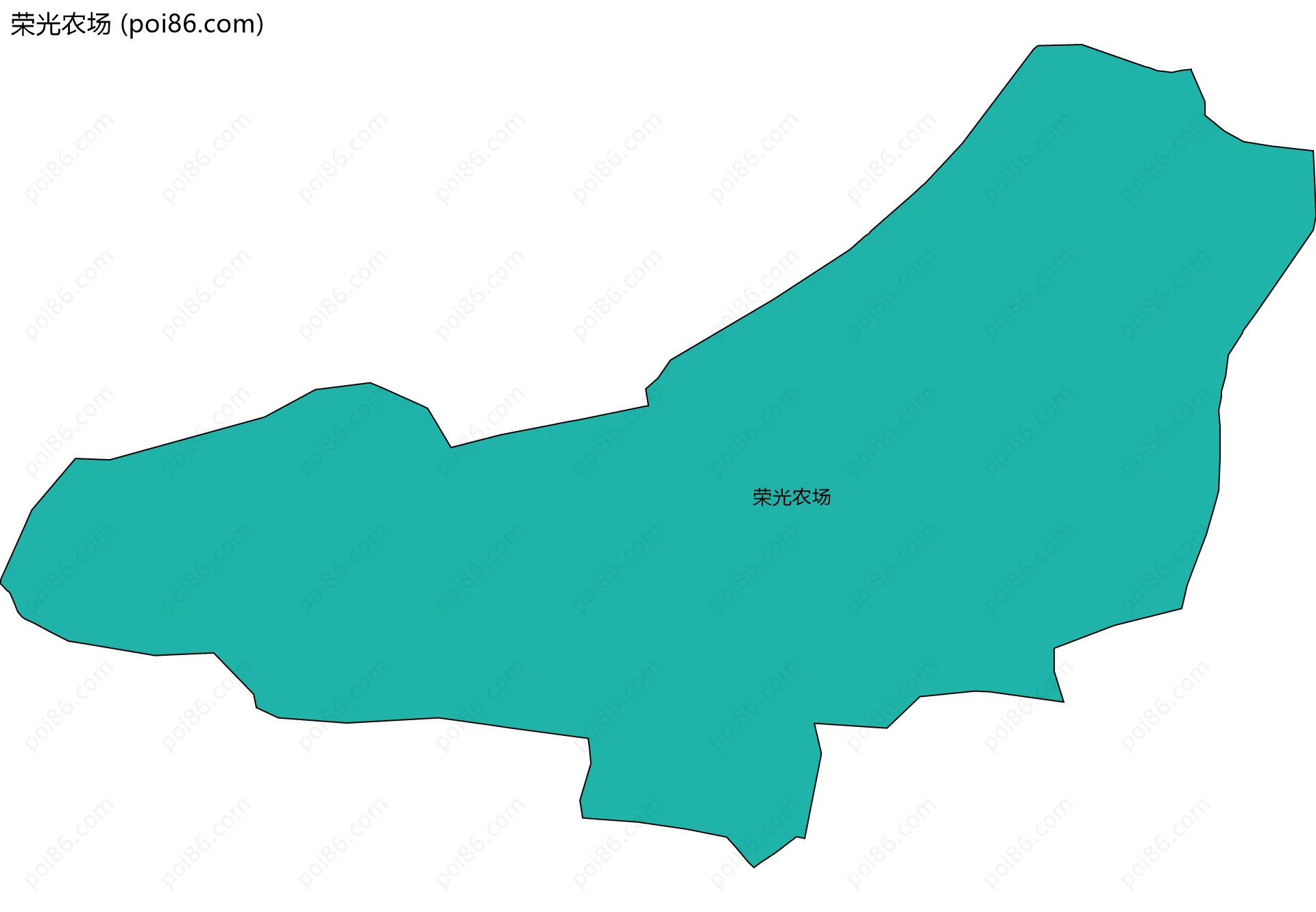 荣光农场边界地图