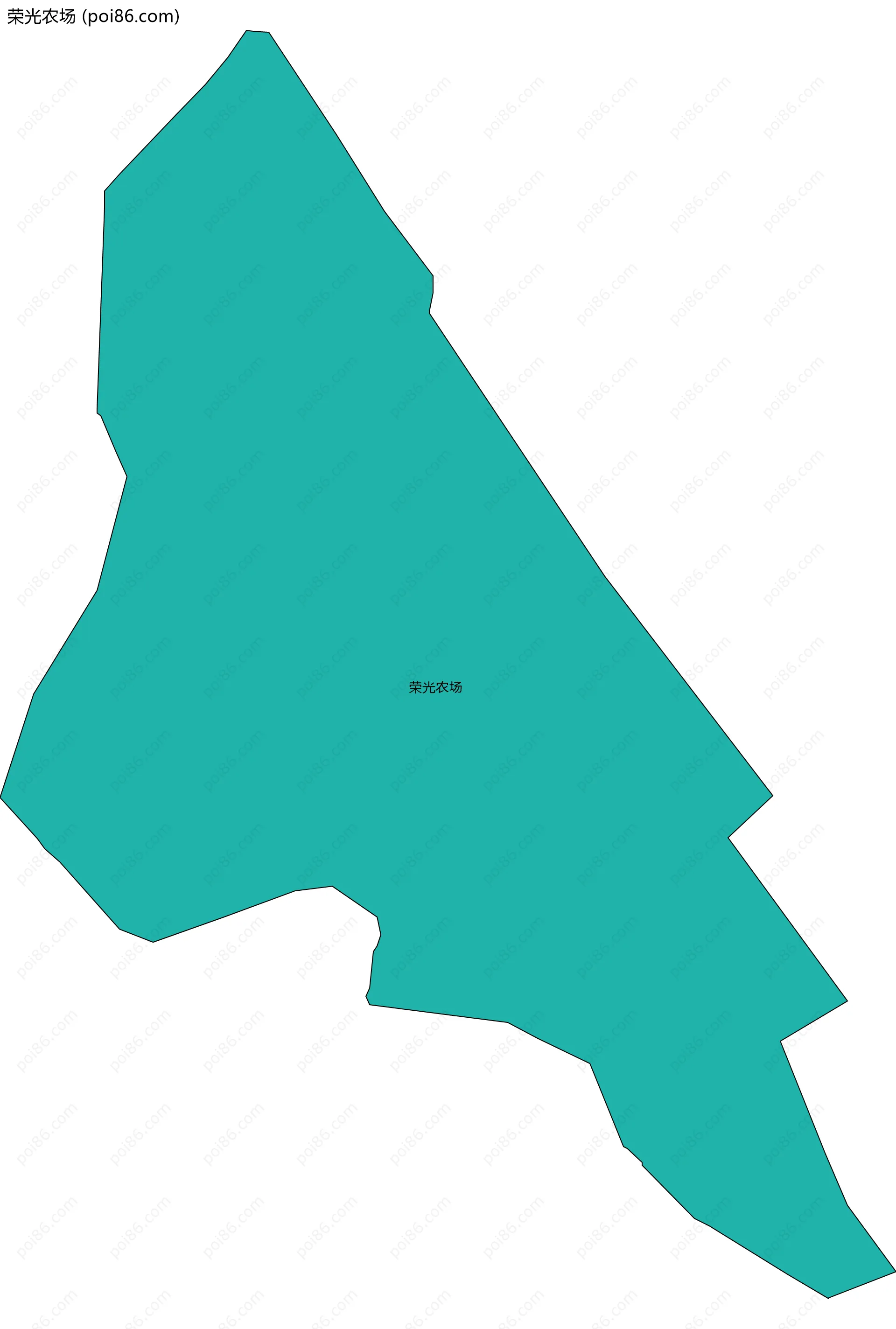 荣光农场边界地图