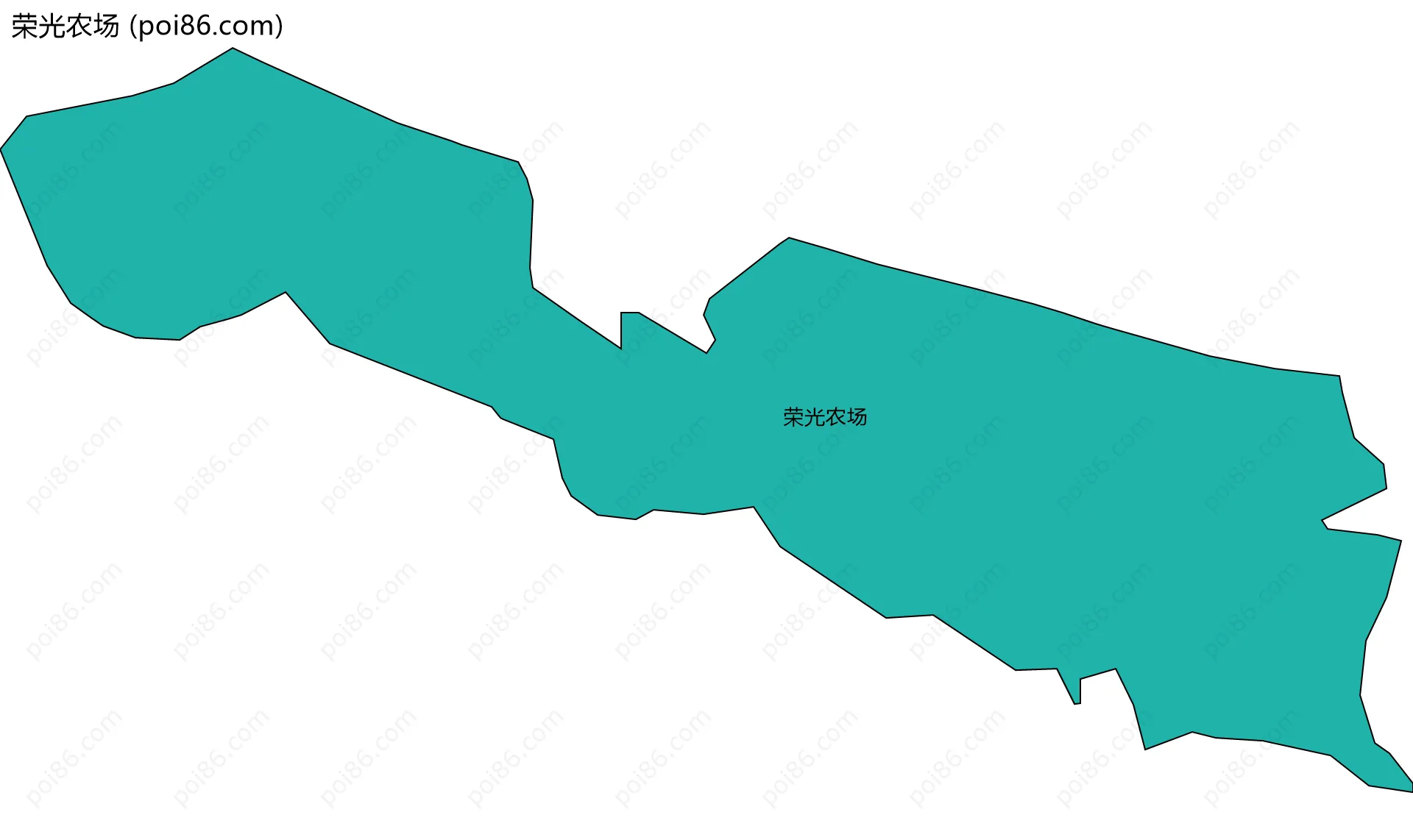 荣光农场边界地图