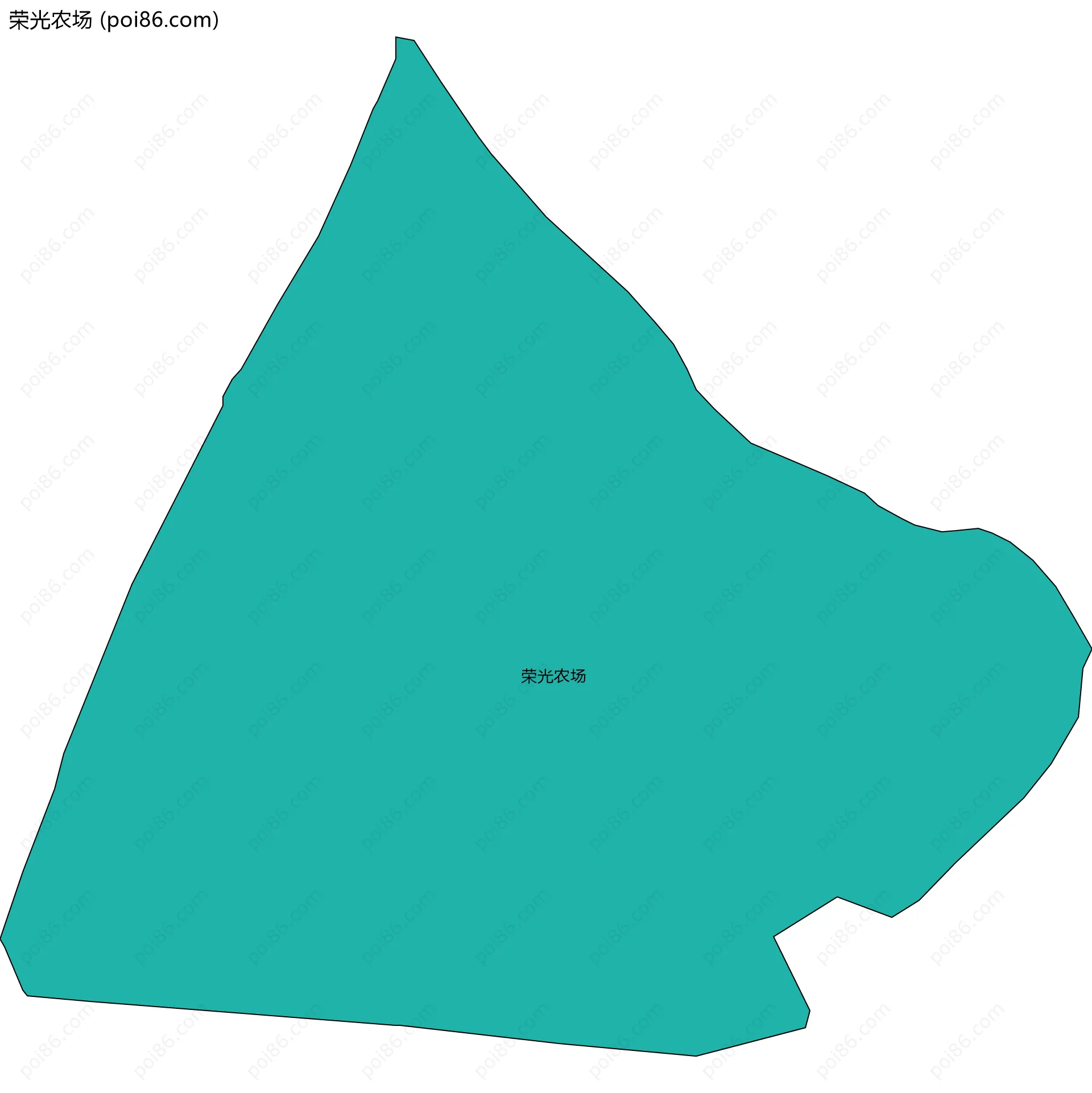 荣光农场边界地图