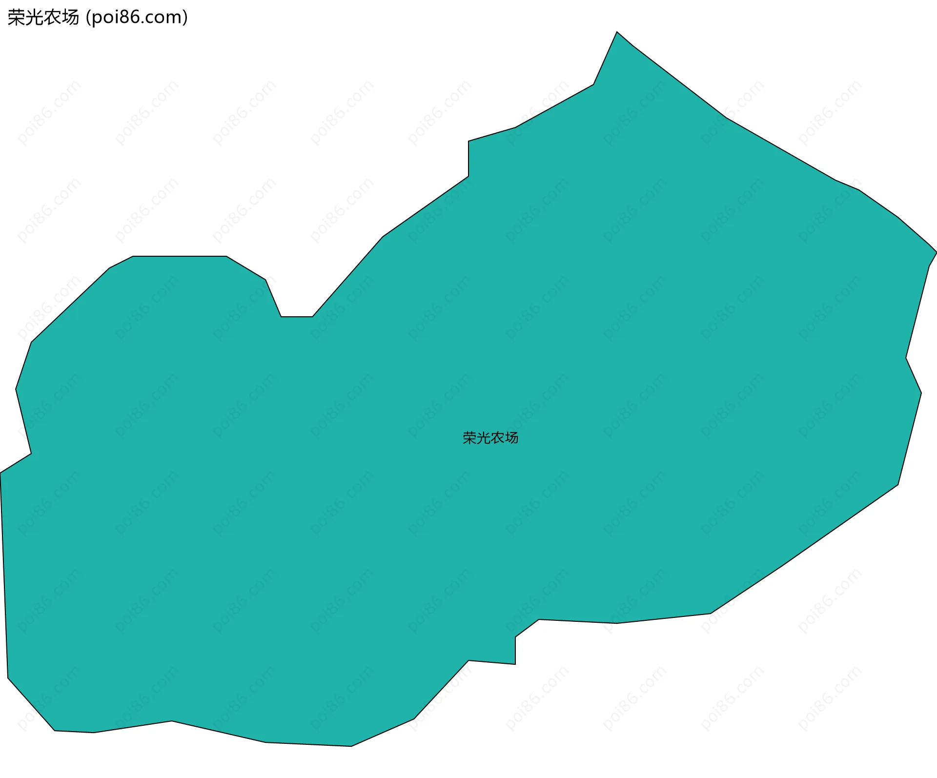 荣光农场边界地图