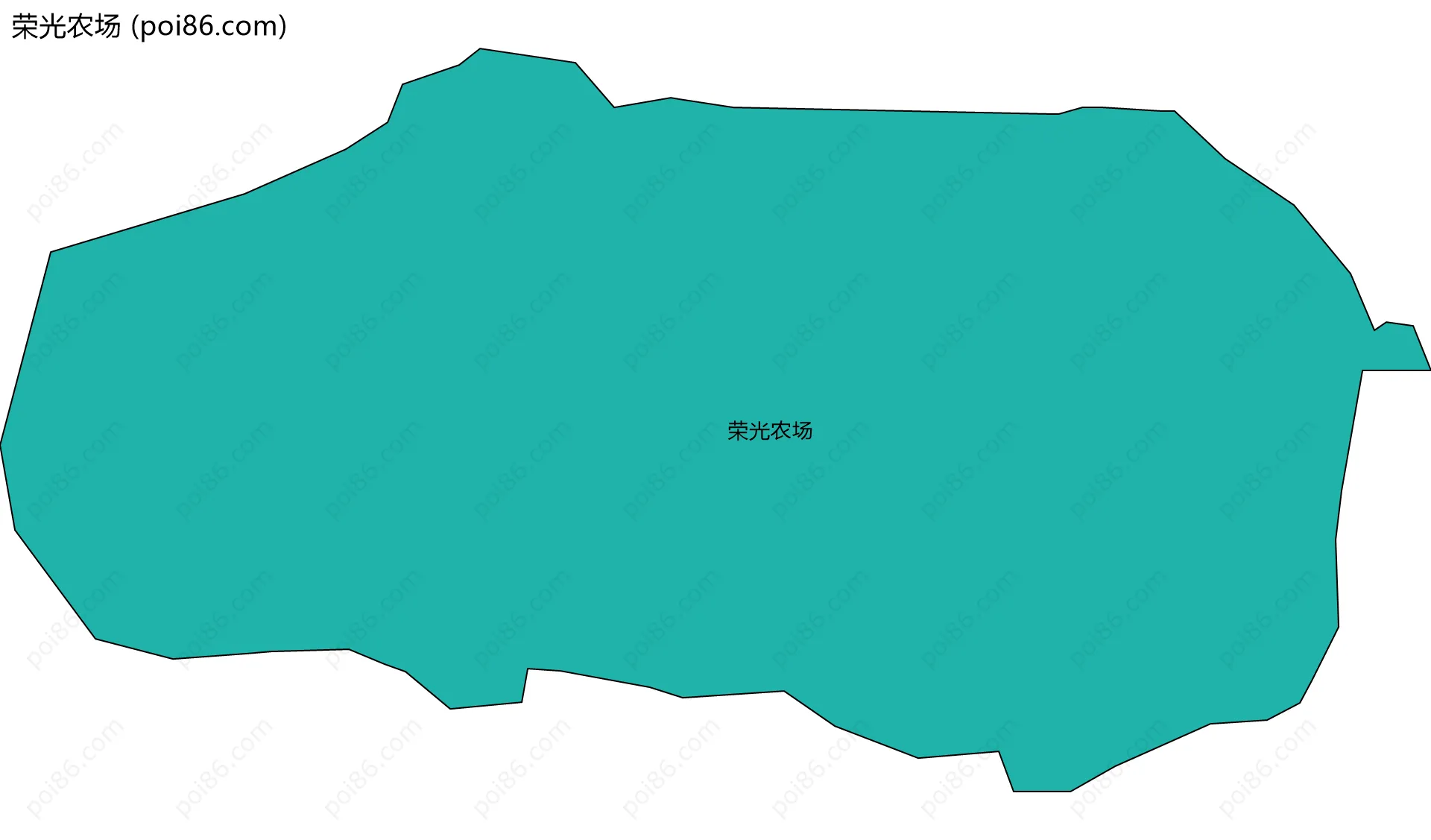 荣光农场边界地图