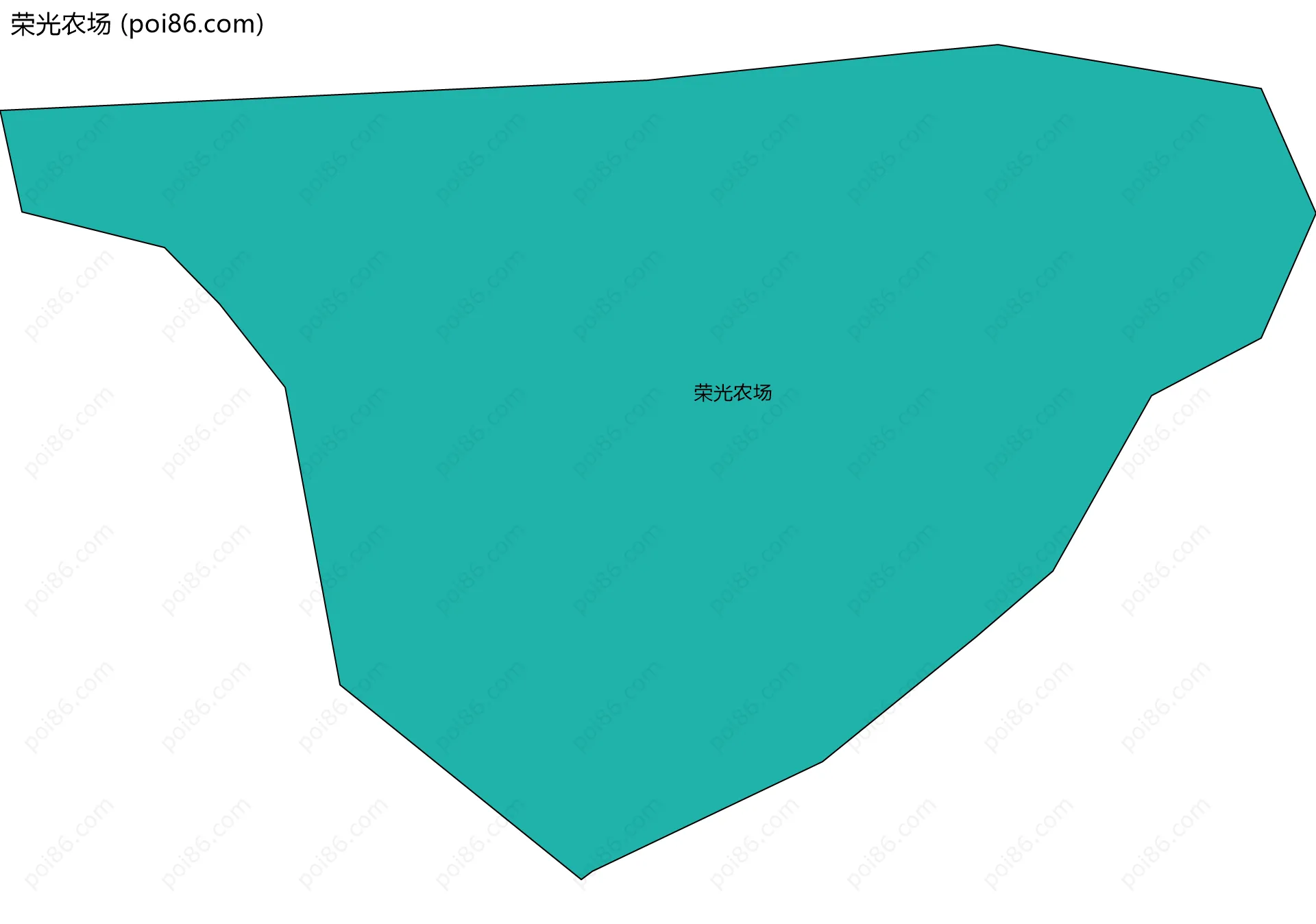 荣光农场边界地图