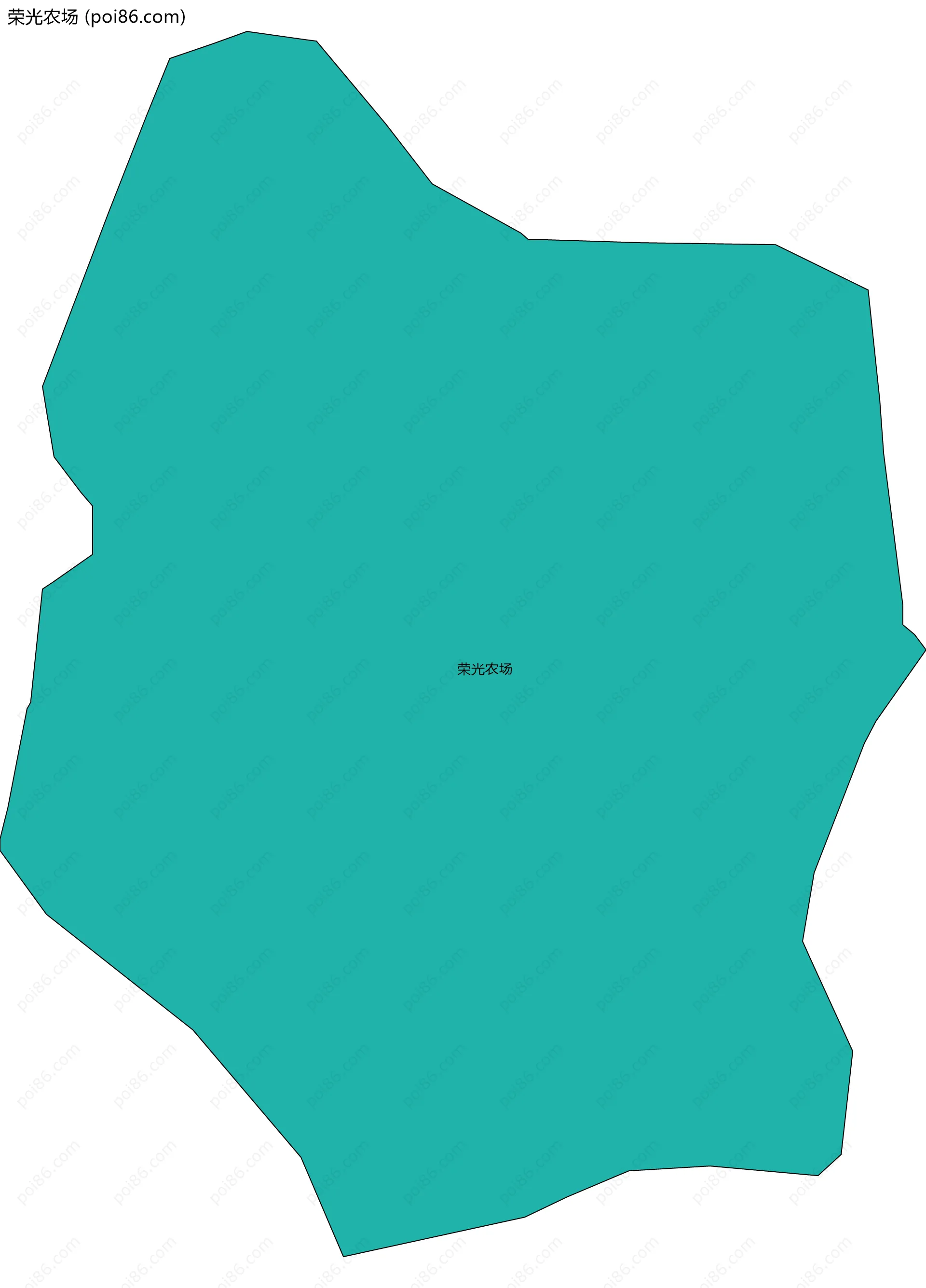 荣光农场边界地图