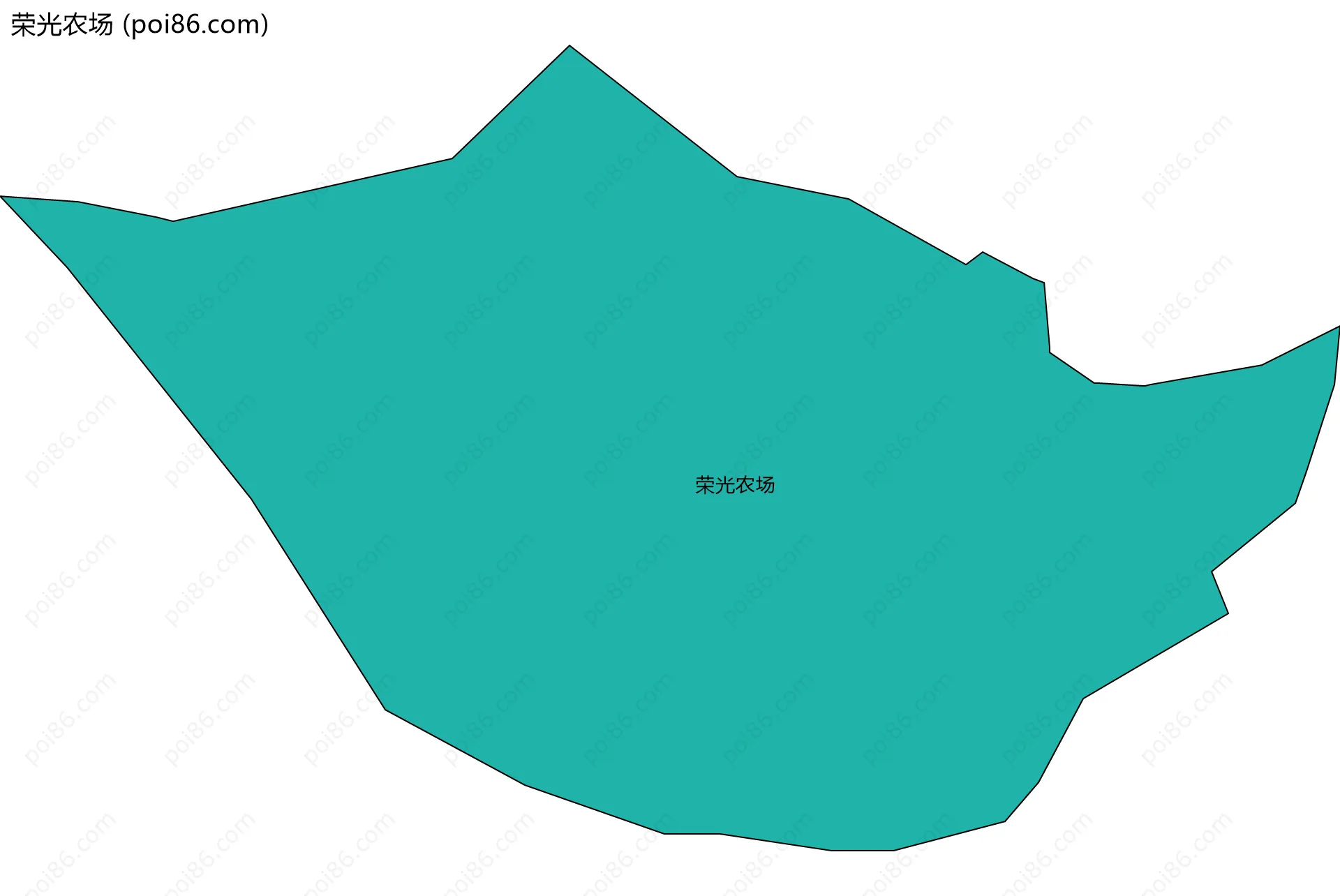 荣光农场边界地图