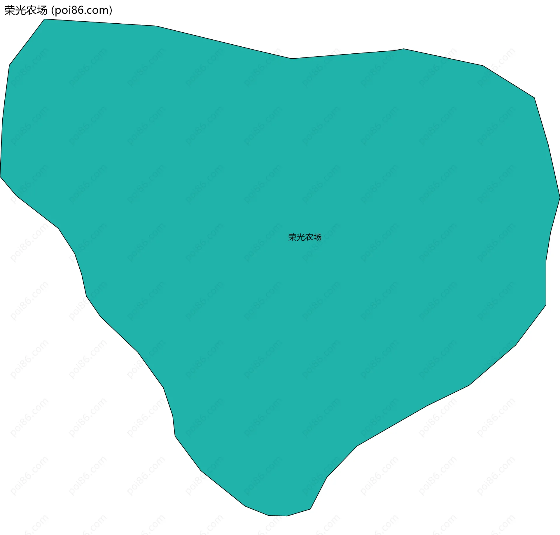 荣光农场边界地图