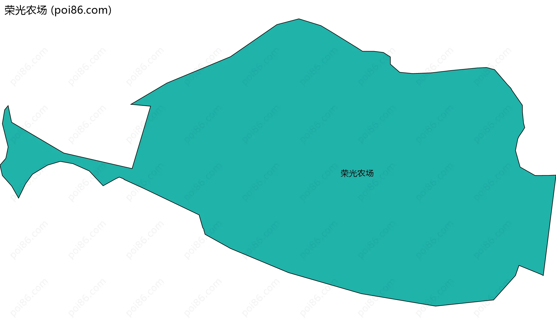 荣光农场边界地图