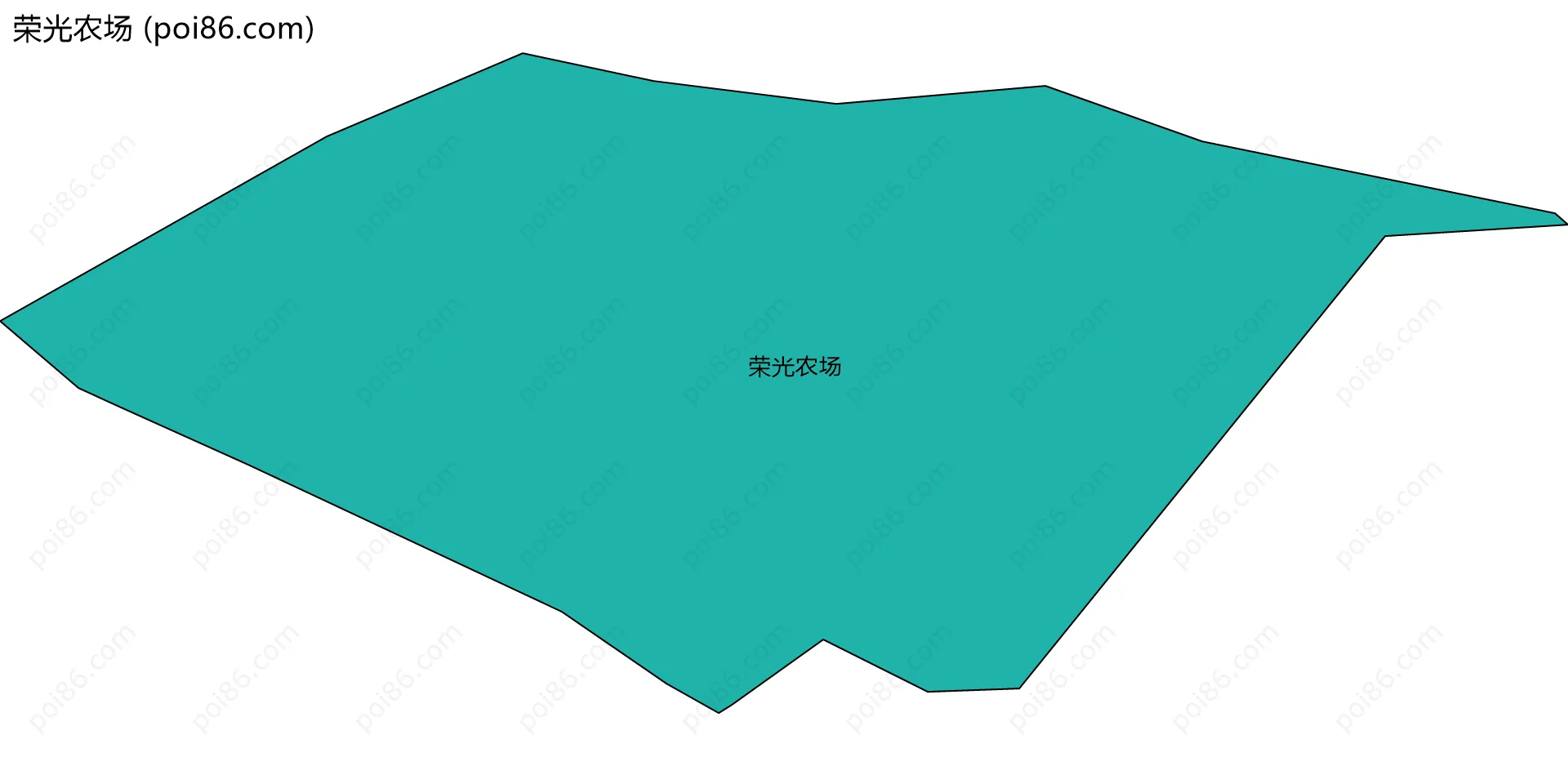 荣光农场边界地图