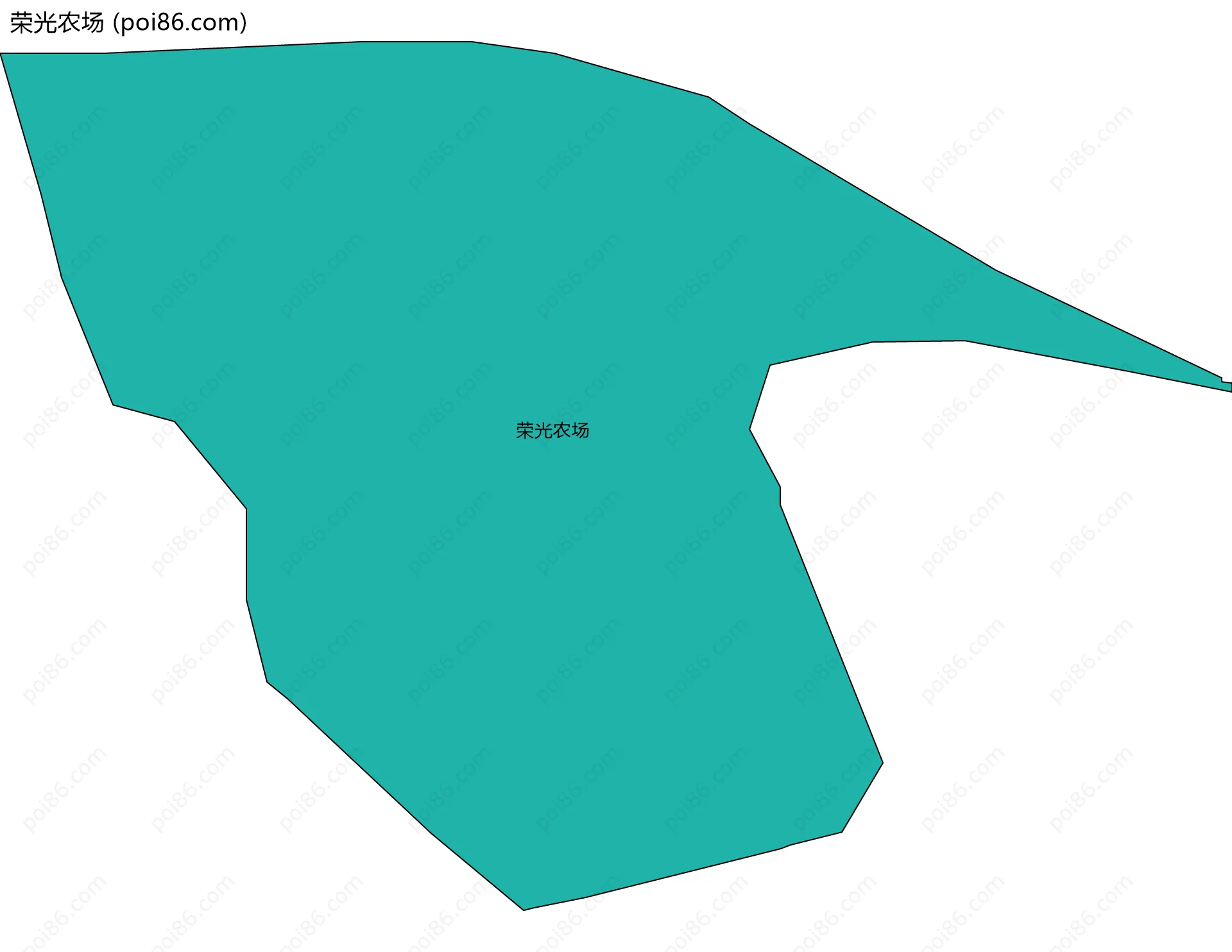 荣光农场边界地图