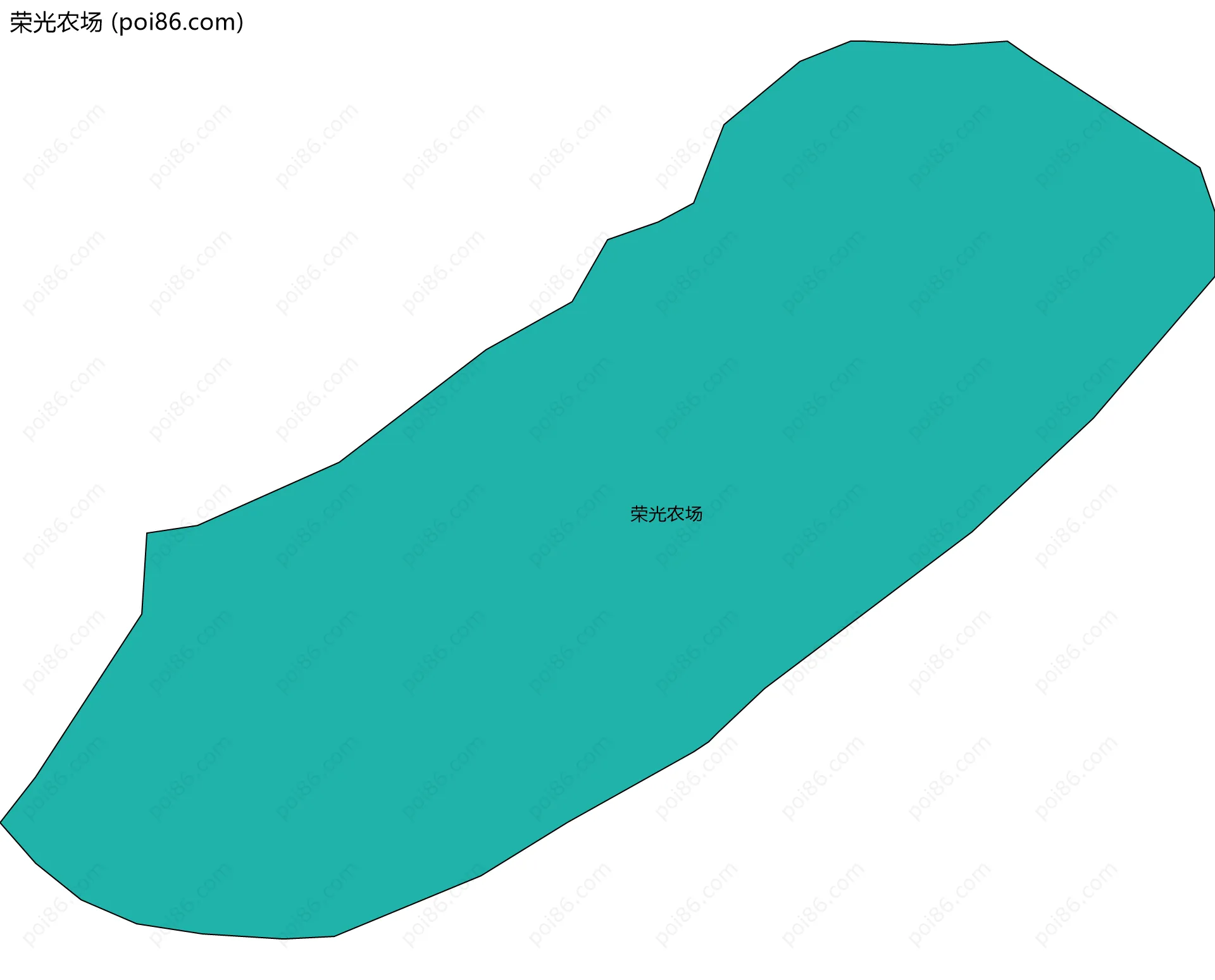 荣光农场边界地图