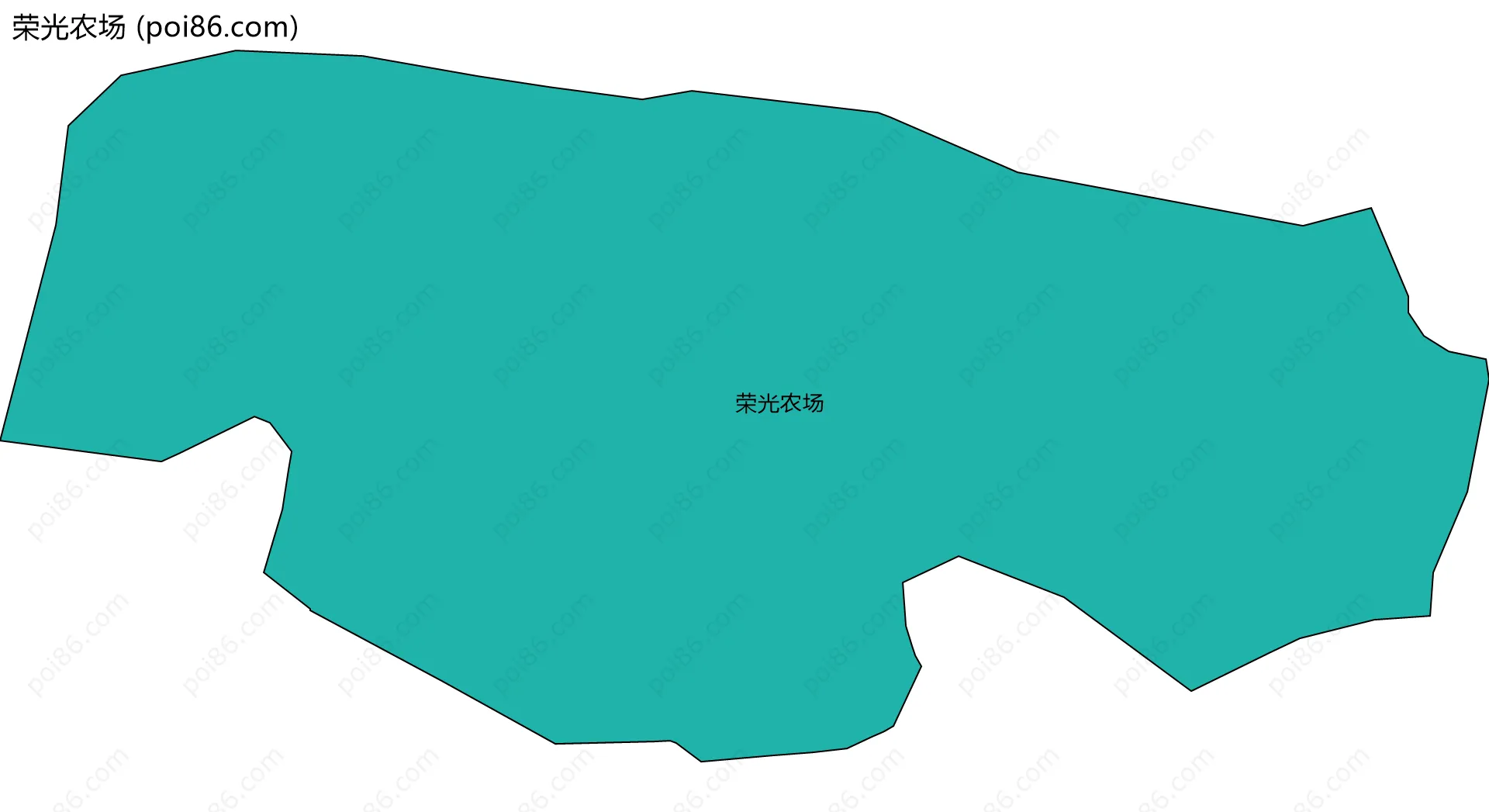 荣光农场边界地图