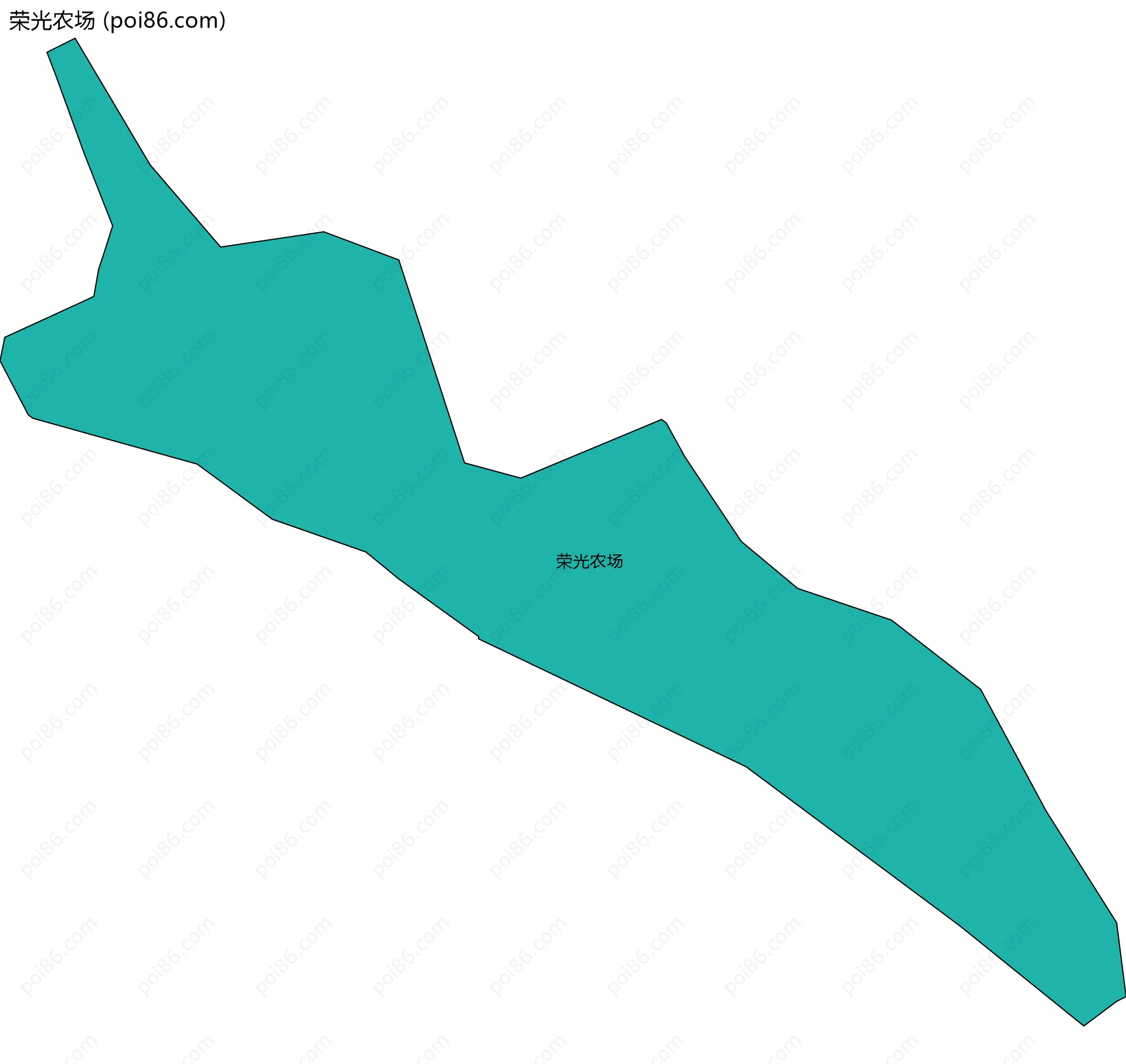 荣光农场边界地图