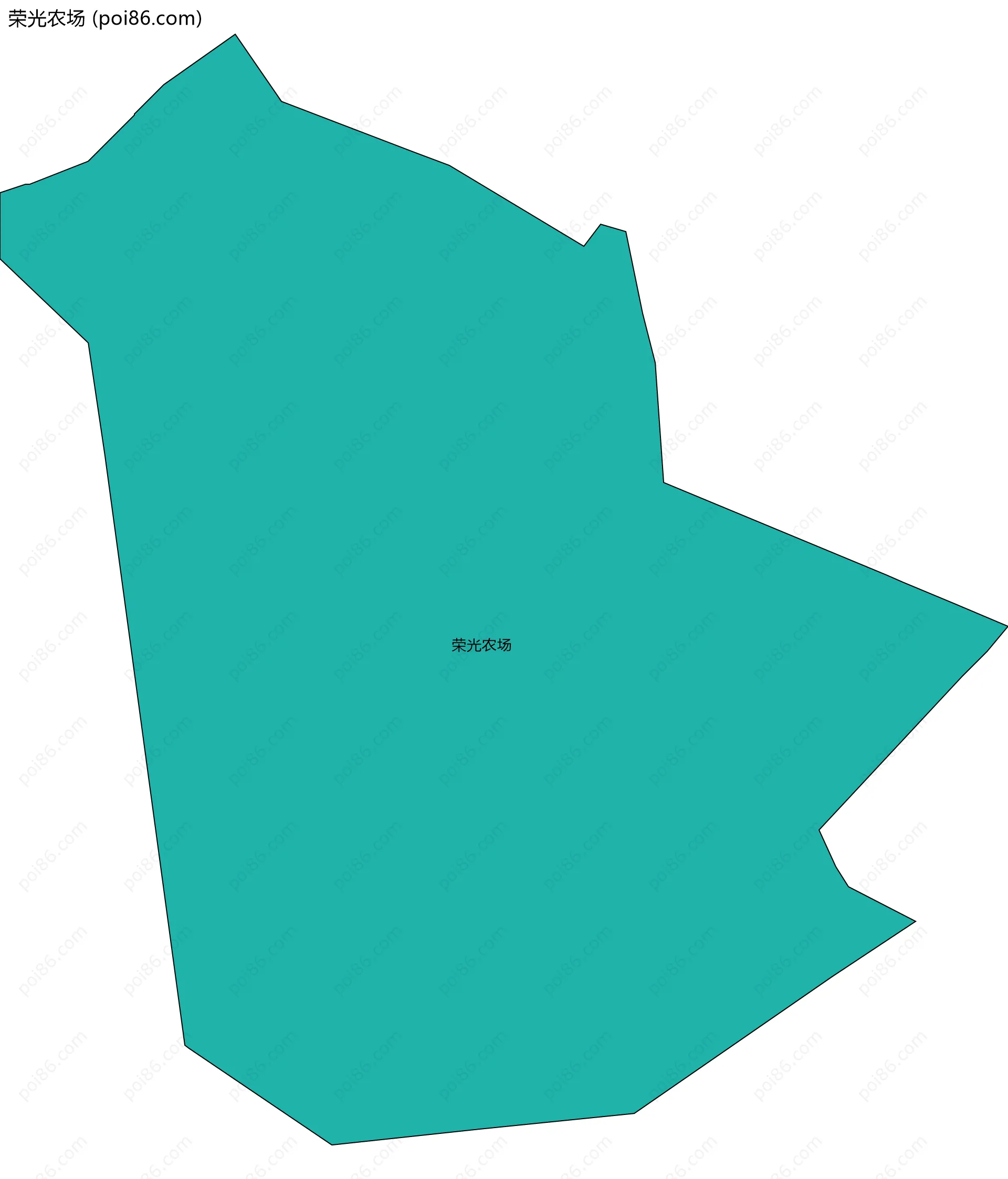 荣光农场边界地图