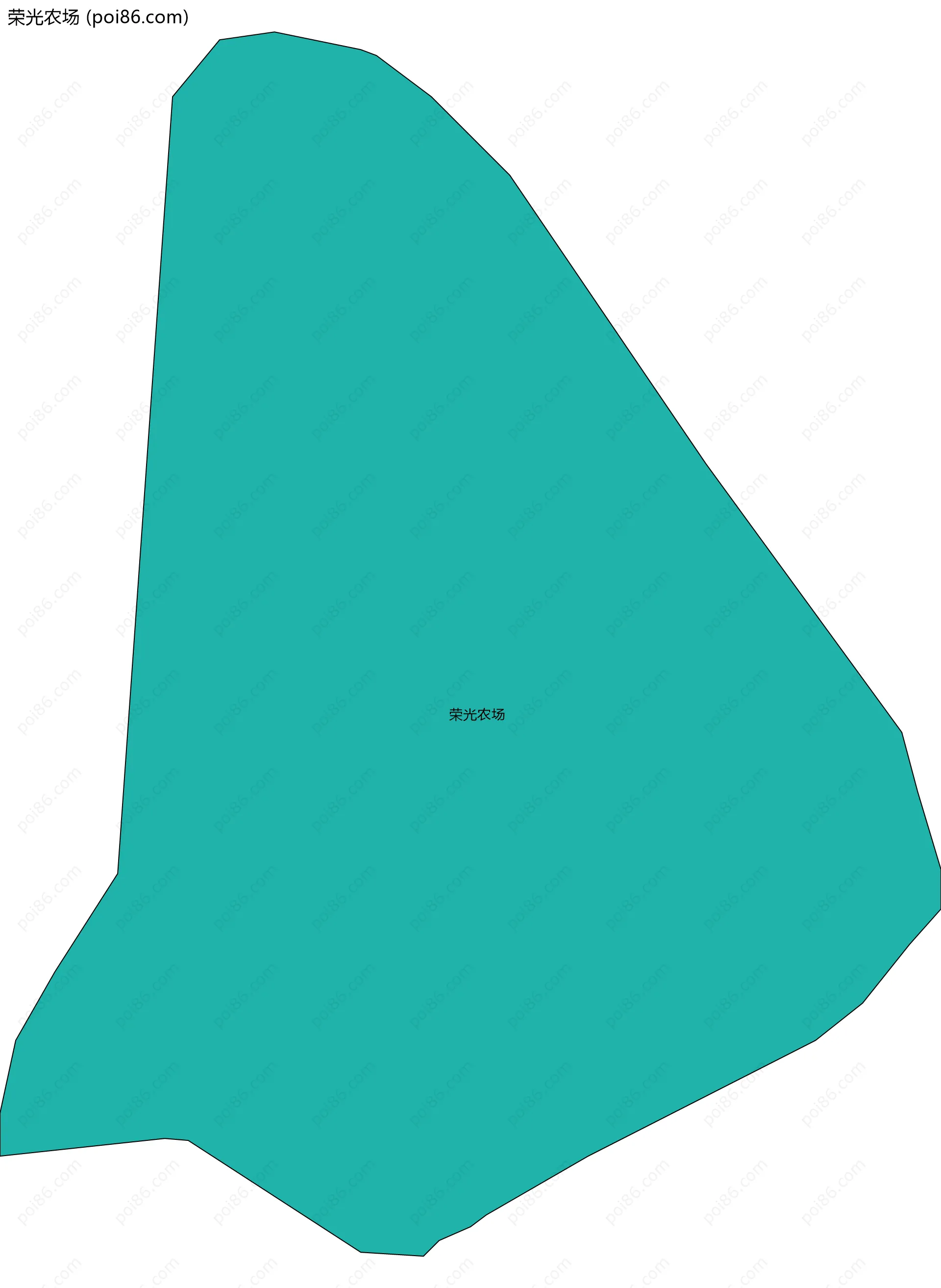 荣光农场边界地图