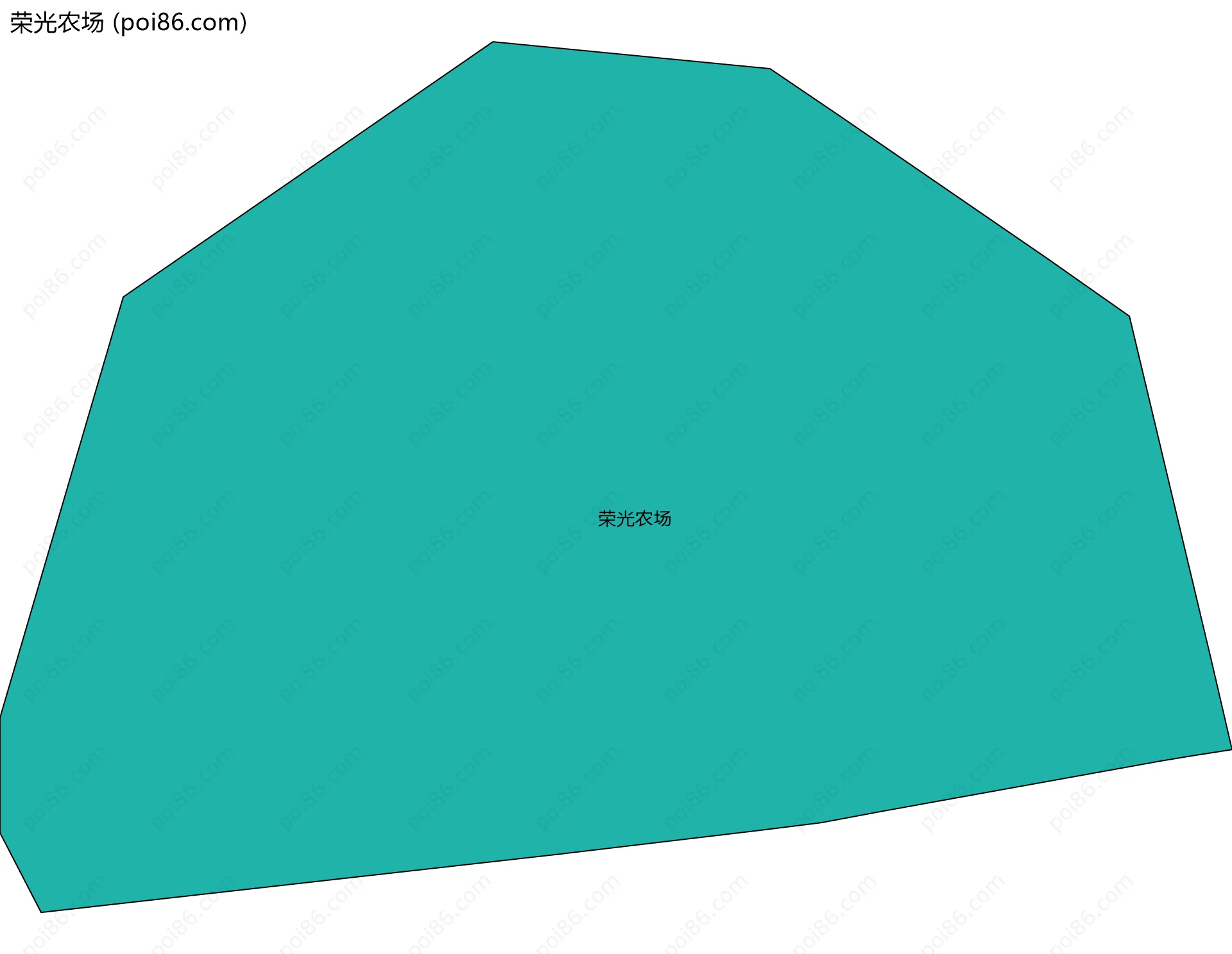 荣光农场边界地图