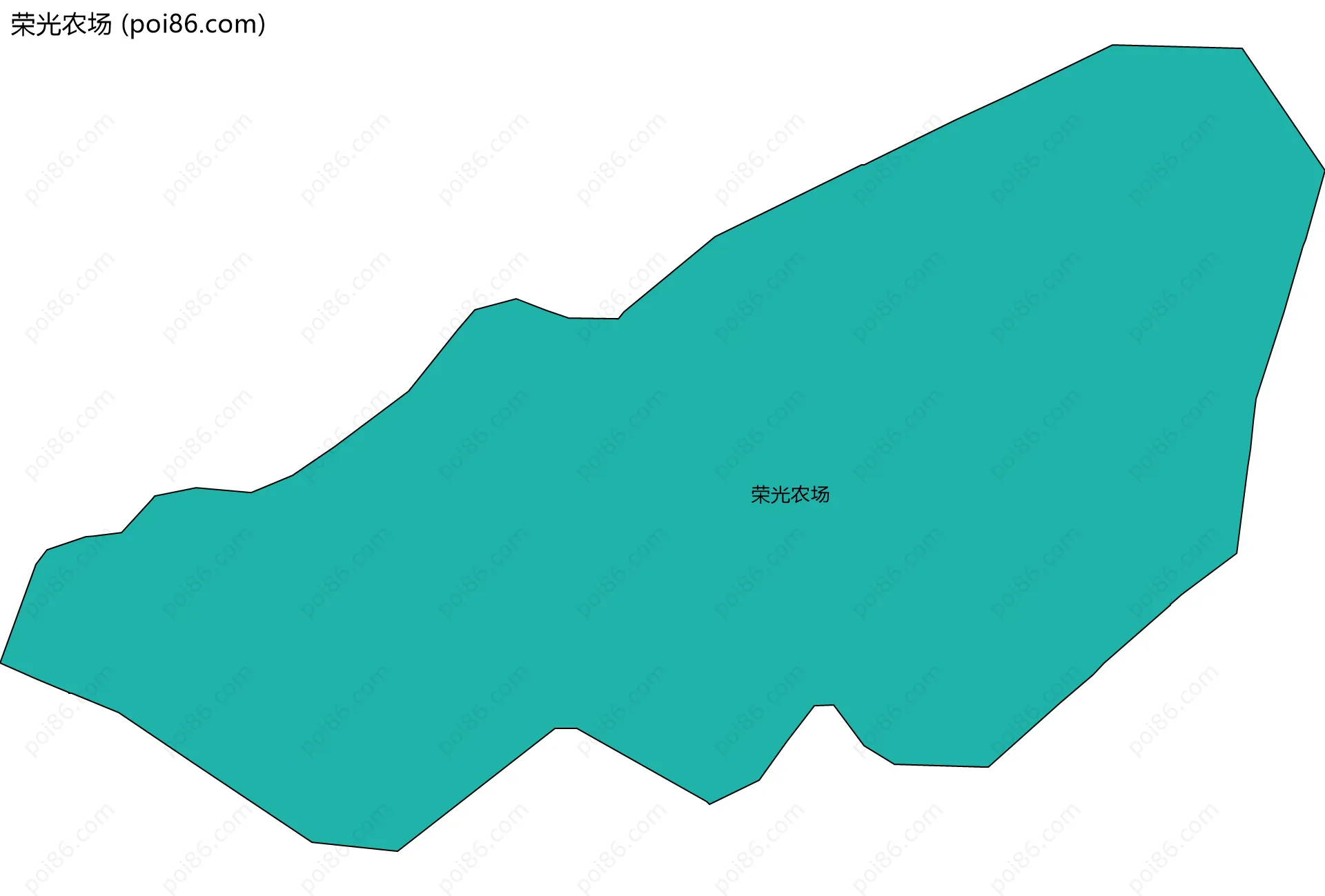 荣光农场边界地图