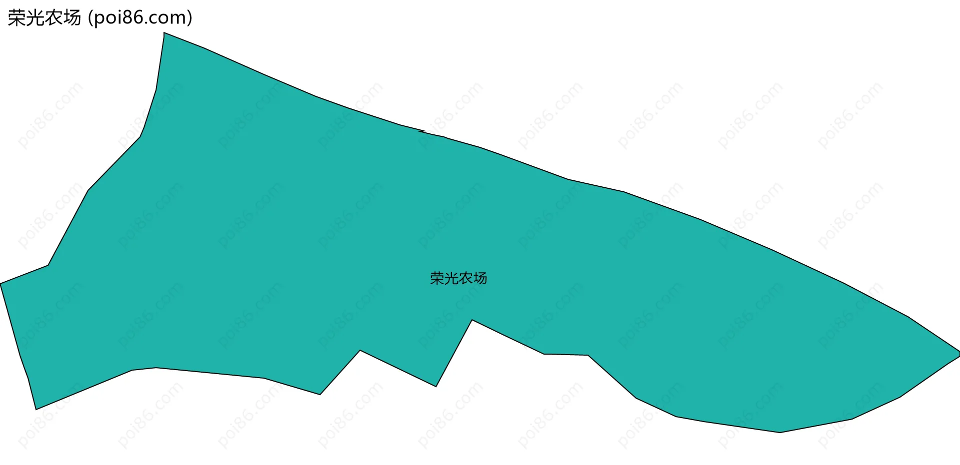 荣光农场边界地图