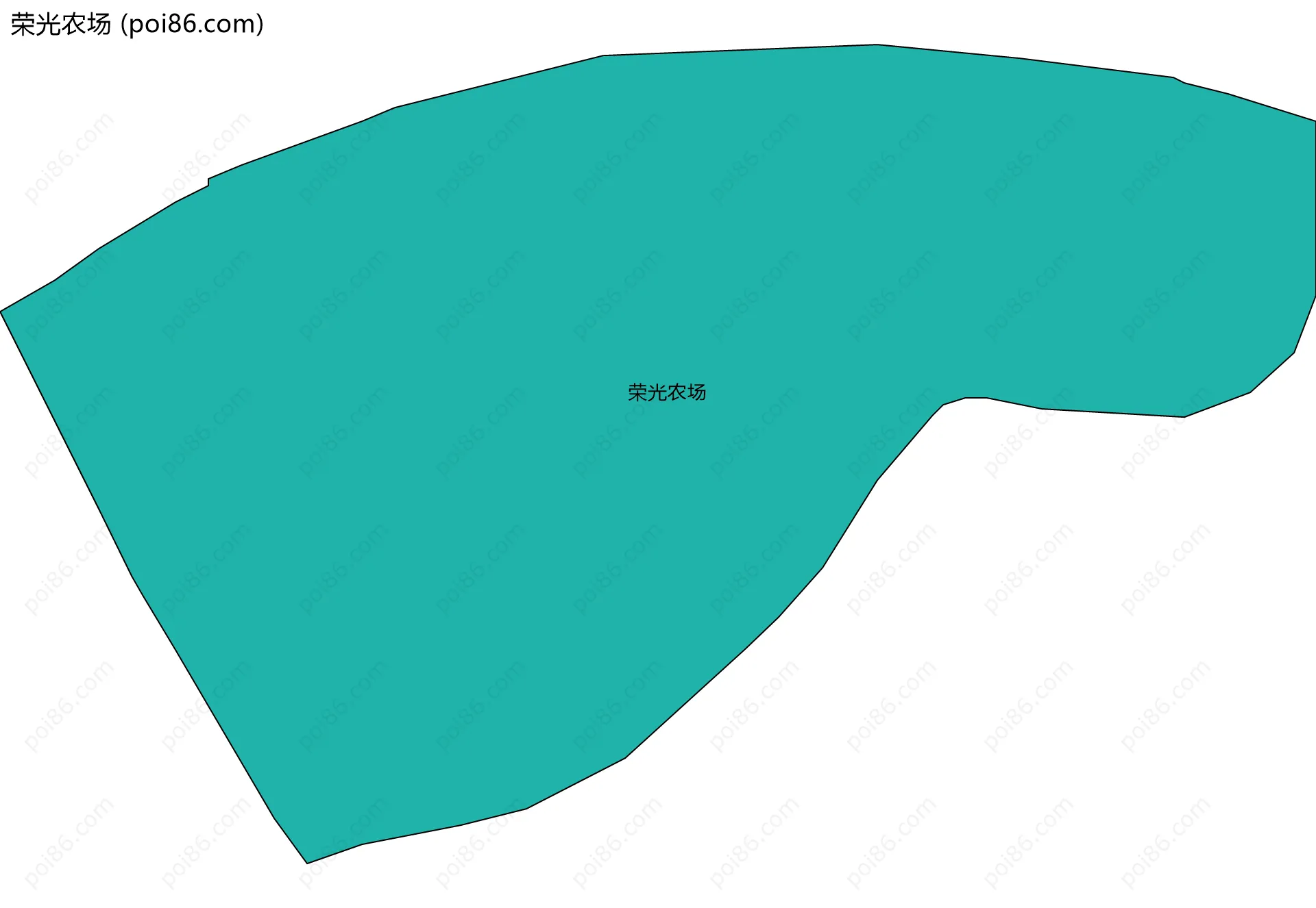 荣光农场边界地图