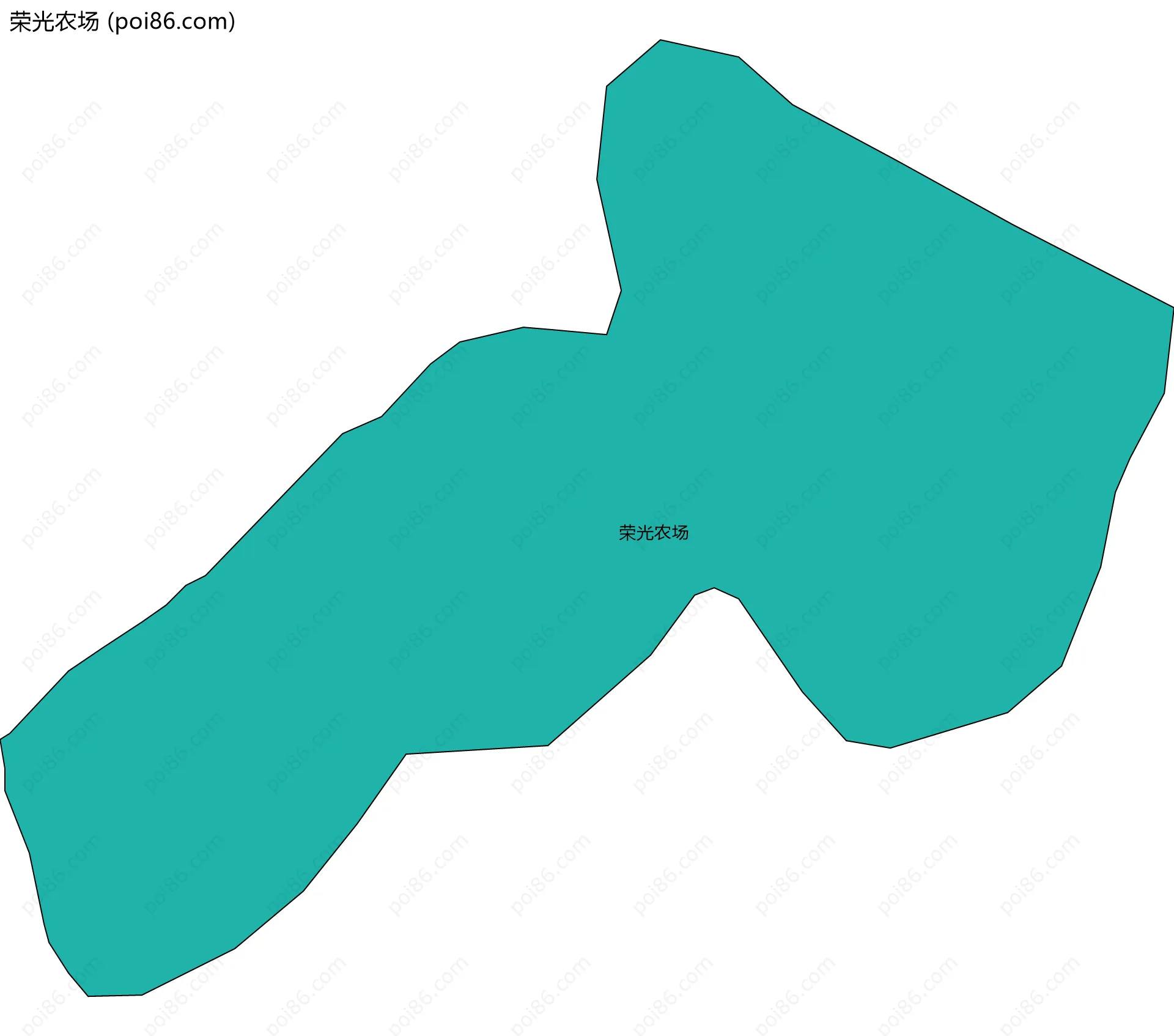 荣光农场边界地图