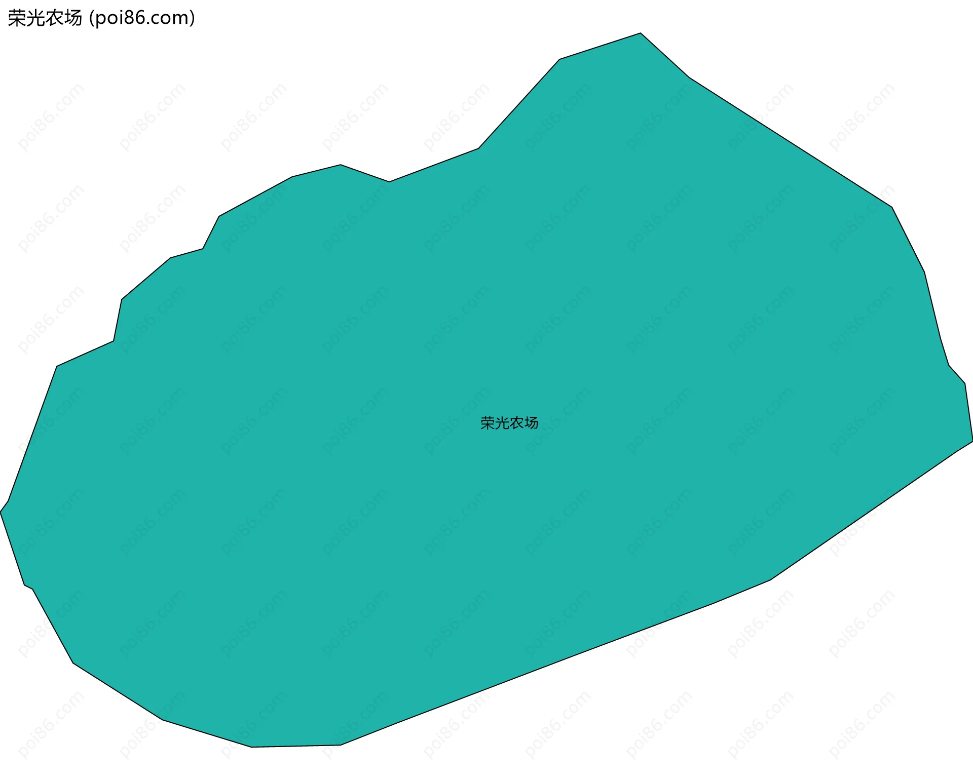 荣光农场边界地图