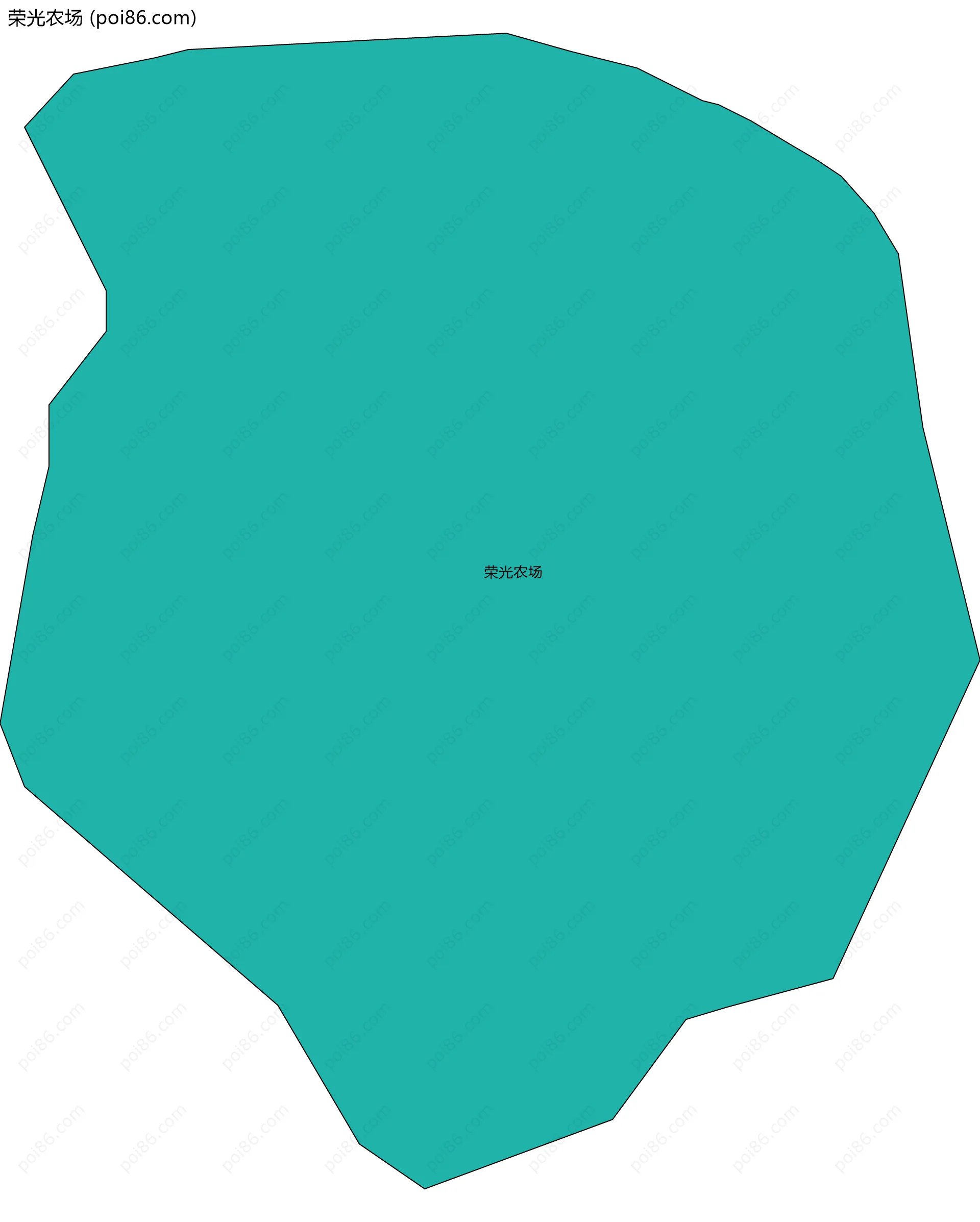 荣光农场边界地图