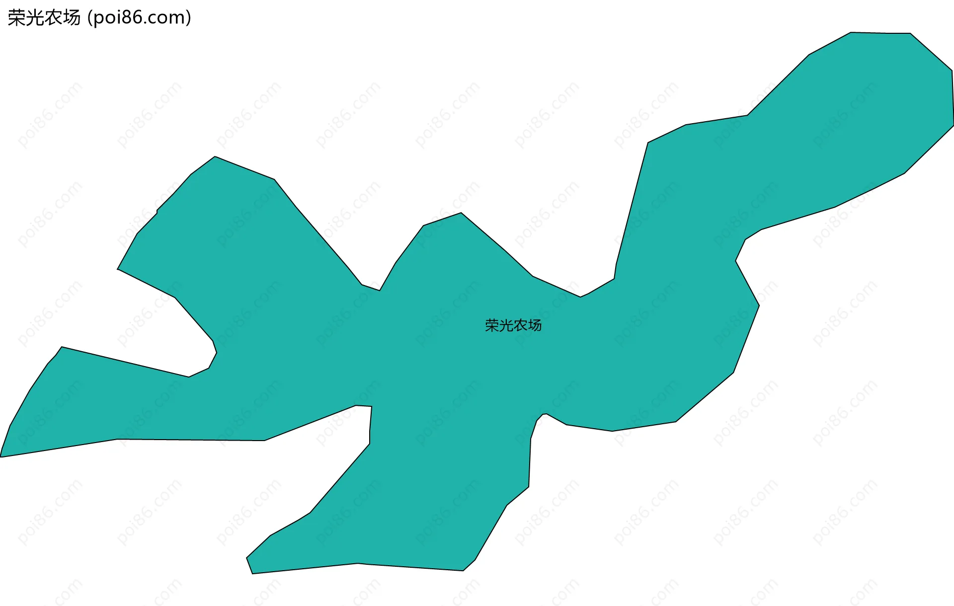 荣光农场边界地图