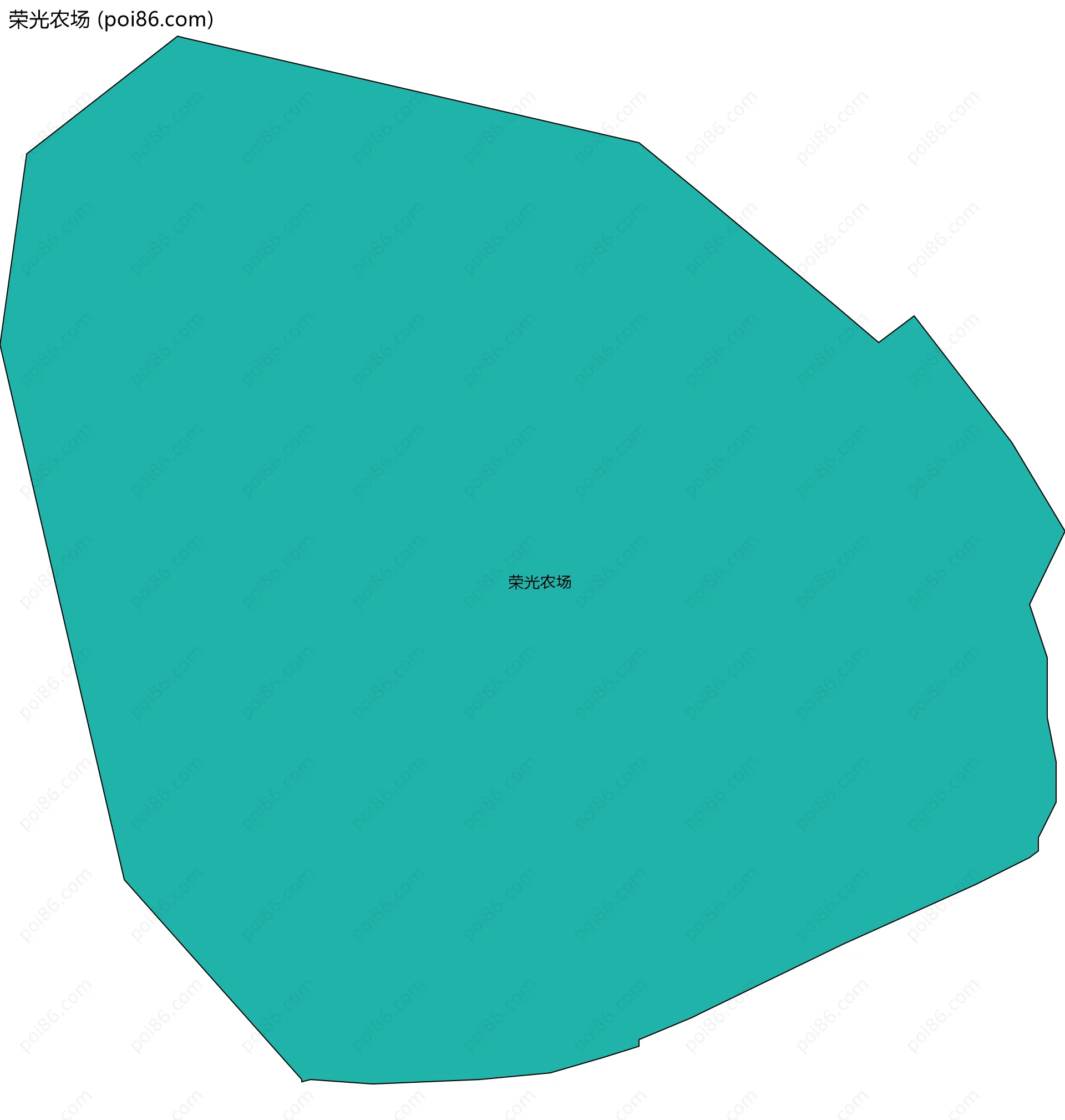 荣光农场边界地图