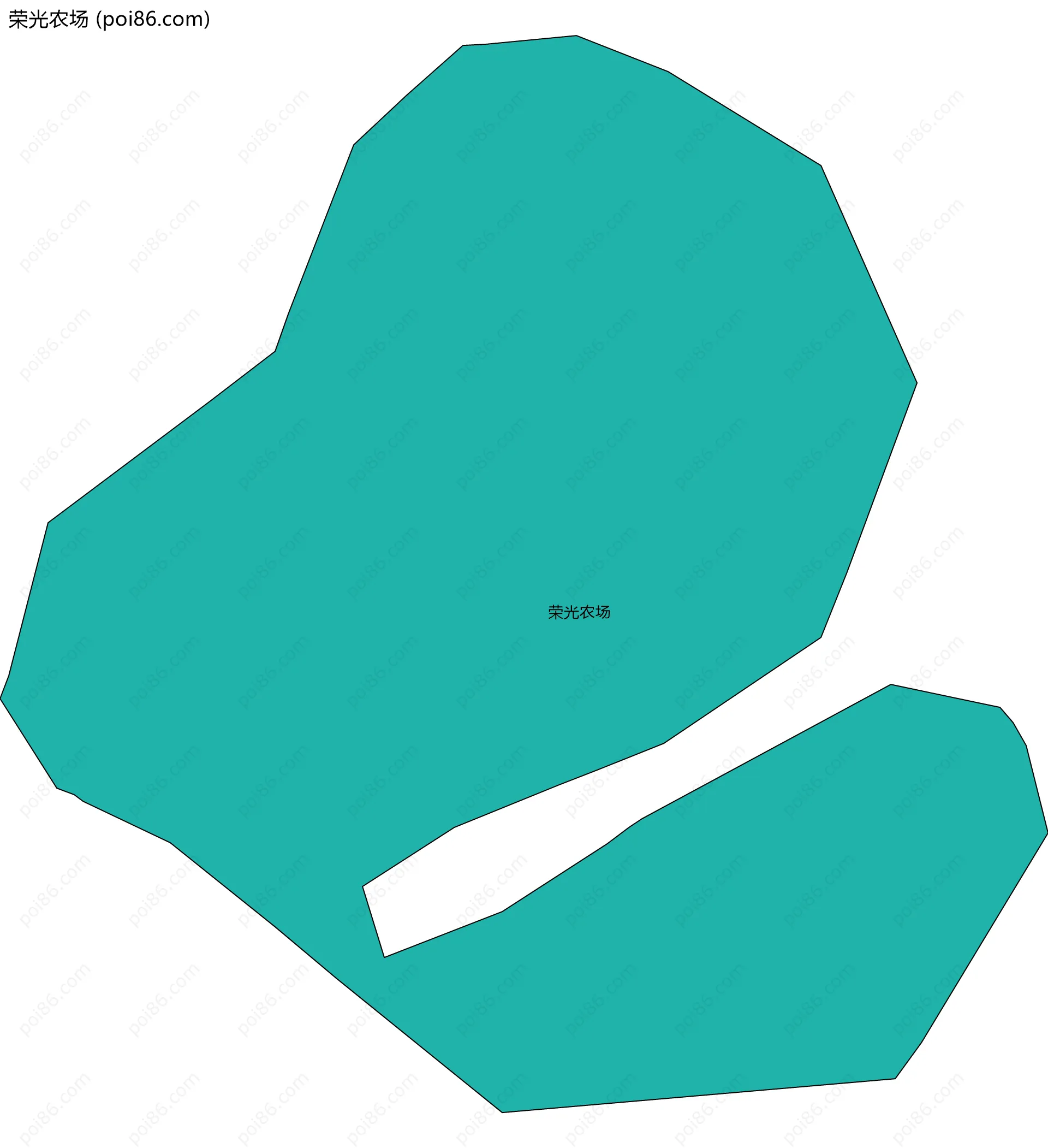 荣光农场边界地图